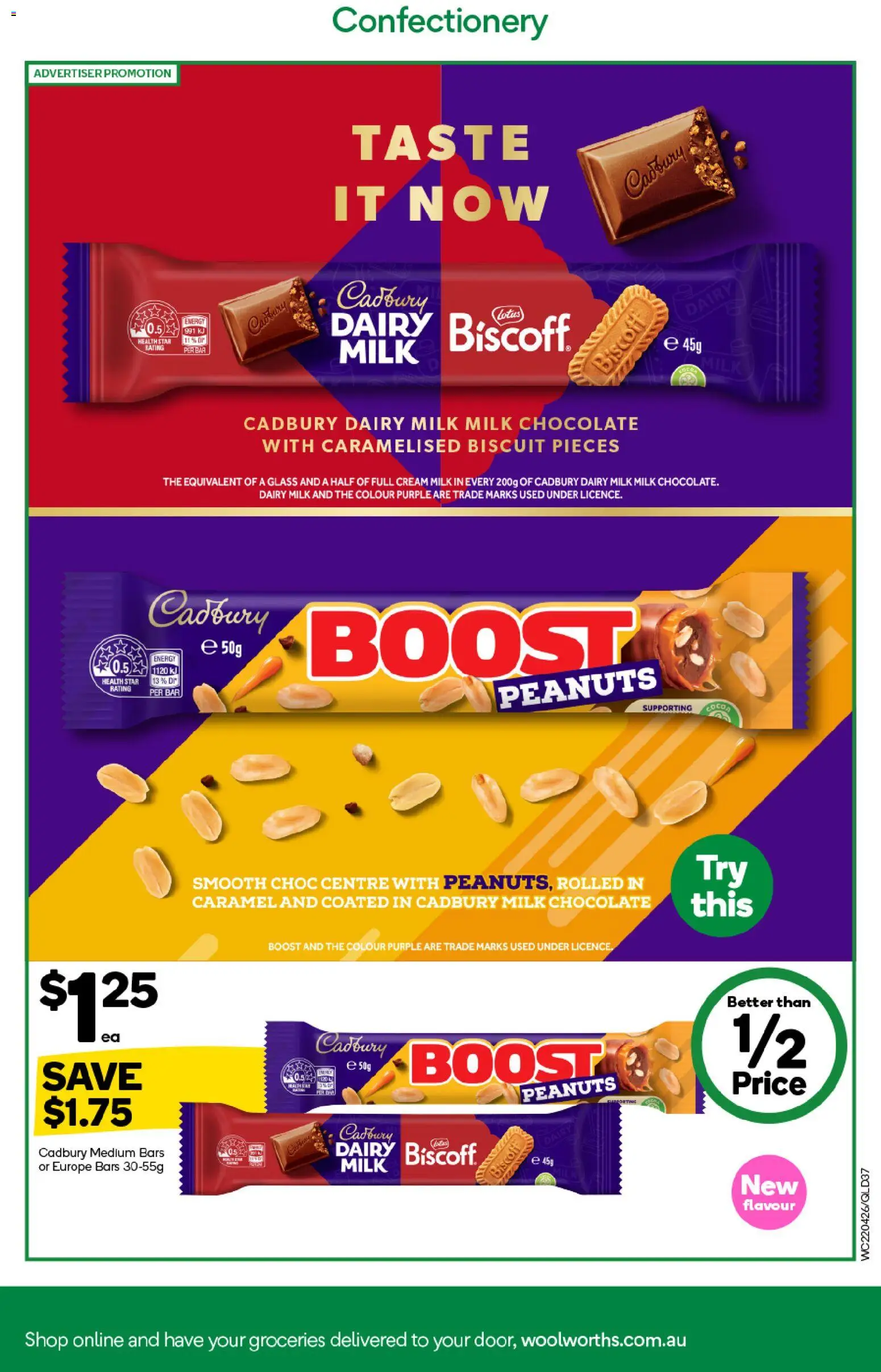 Woolworths catalogue - valid from 22.04.2026 | Page: 37 | Products: Milk, Dairy, Chocolate, Cream
