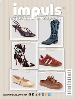 Vista previa de Impuls catálogo Otoño Invierno, nuevo folleto de la tienda, válido en México a partir del 01/07/2026 | Página: 392 | Productos: Zapatos