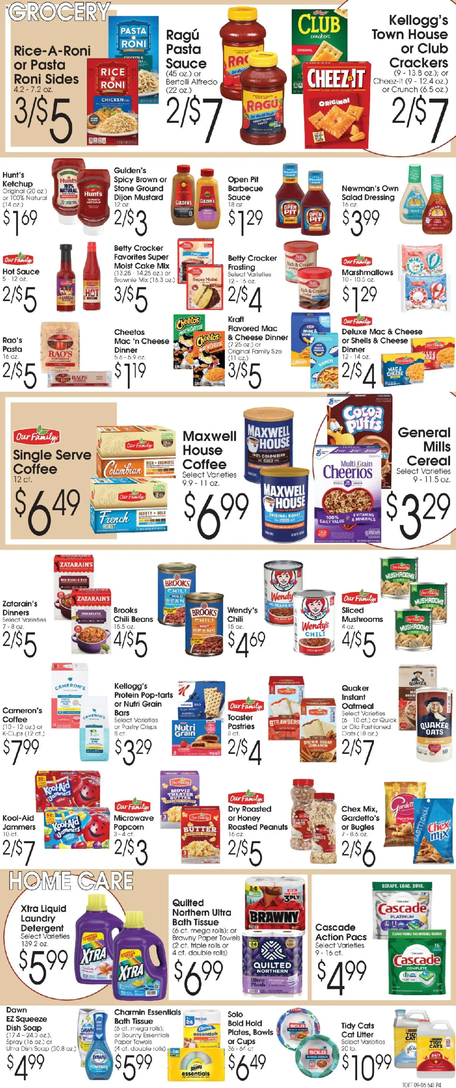 Family Fare Ad - valid from 09/06/2026 | Page: 4 | Products: Honey, Microwave, Mustard, Sauce
