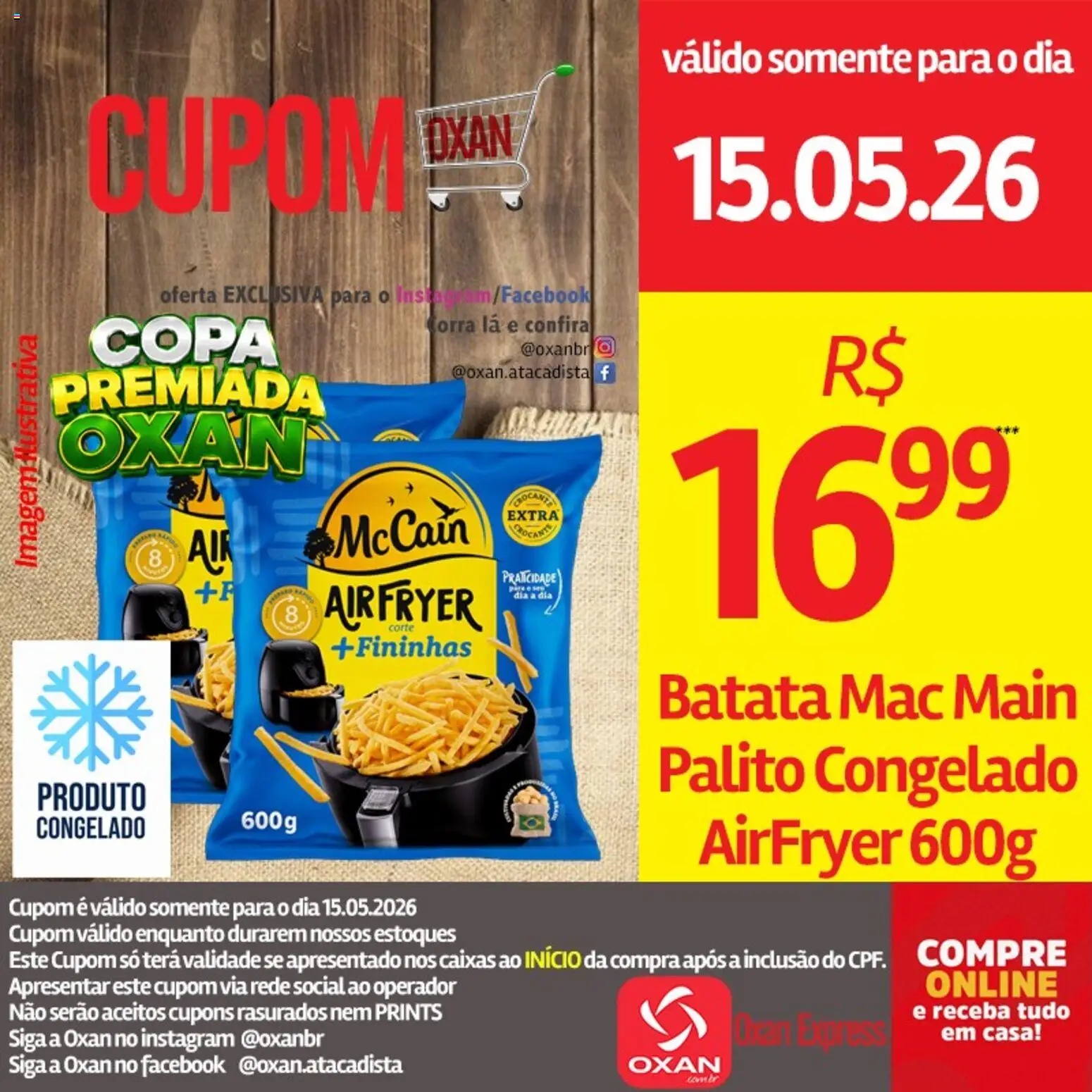 Oxan Atacadista Folheto - válido de 15.05.2026 | Página: 11 | Produtos: Copa, Batata