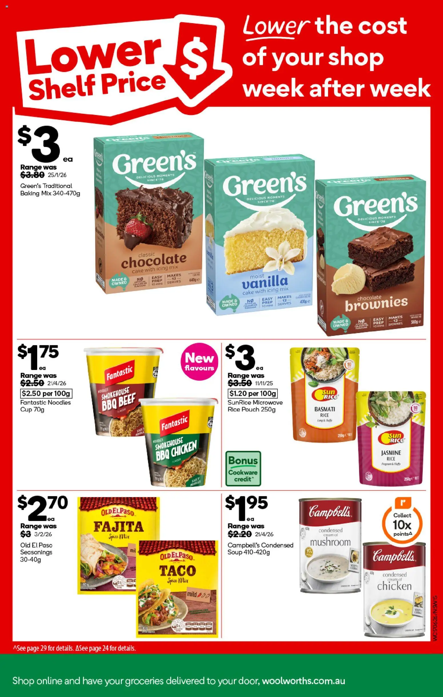 Woolworths catalogue - valid from 17.06.2026 | Page: 15 | Products: Rice, Beef, Cookware, Cream