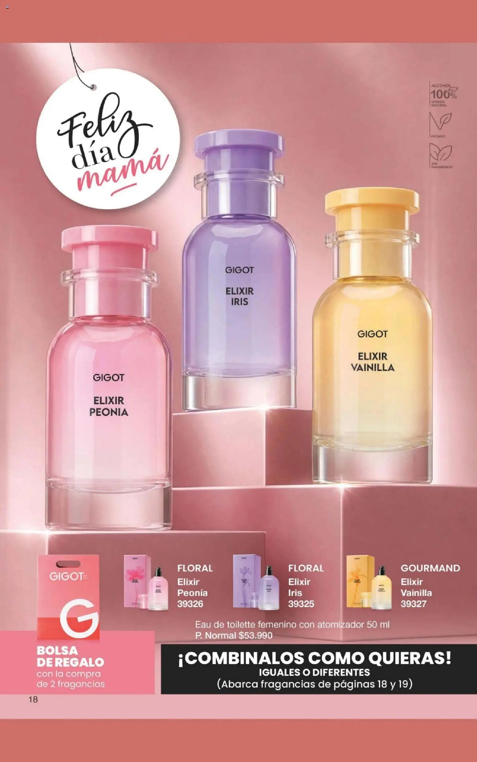 Gigot catálogo │ válido desde el 21/09/2026 | Página: 24 | Productos: Bolsa, Vainilla, Eau de toilette, Alcohol