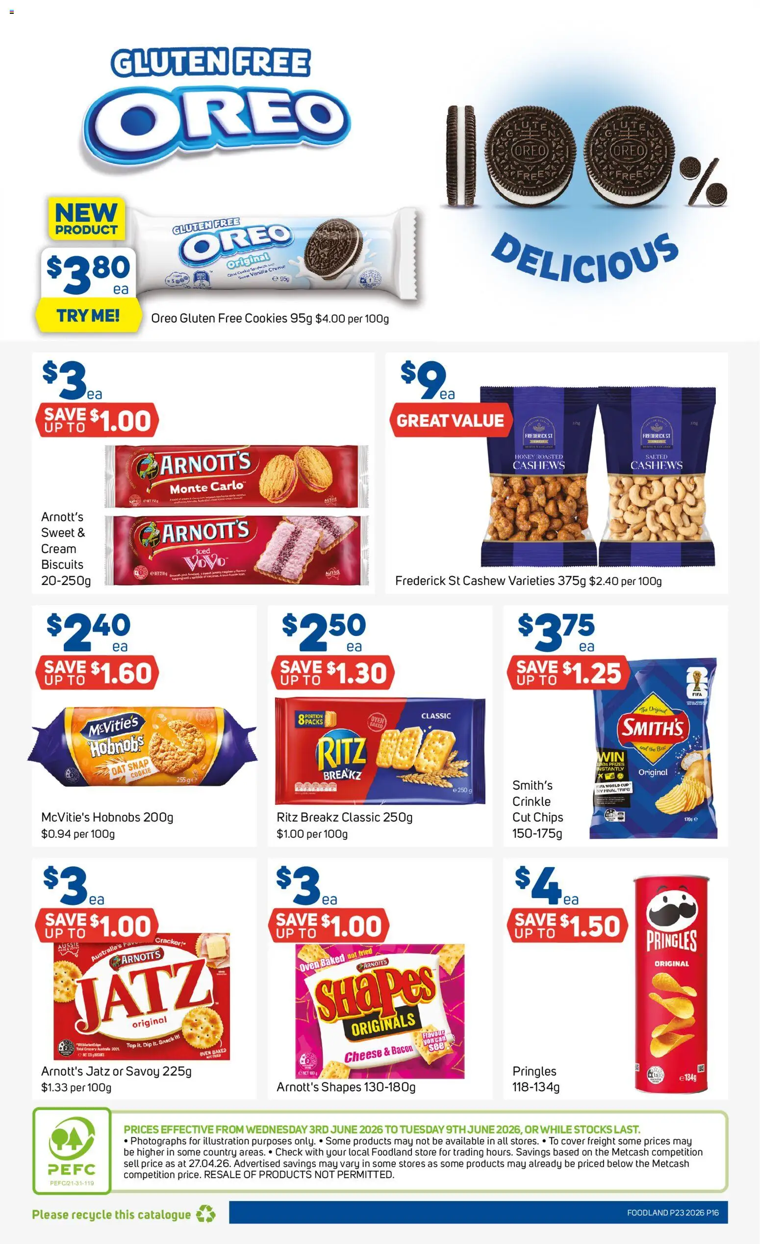 Foodland catalogue - valid from 03.06.2026 | Page: 16 | Products: Bacon, Honey, Cream, Oven