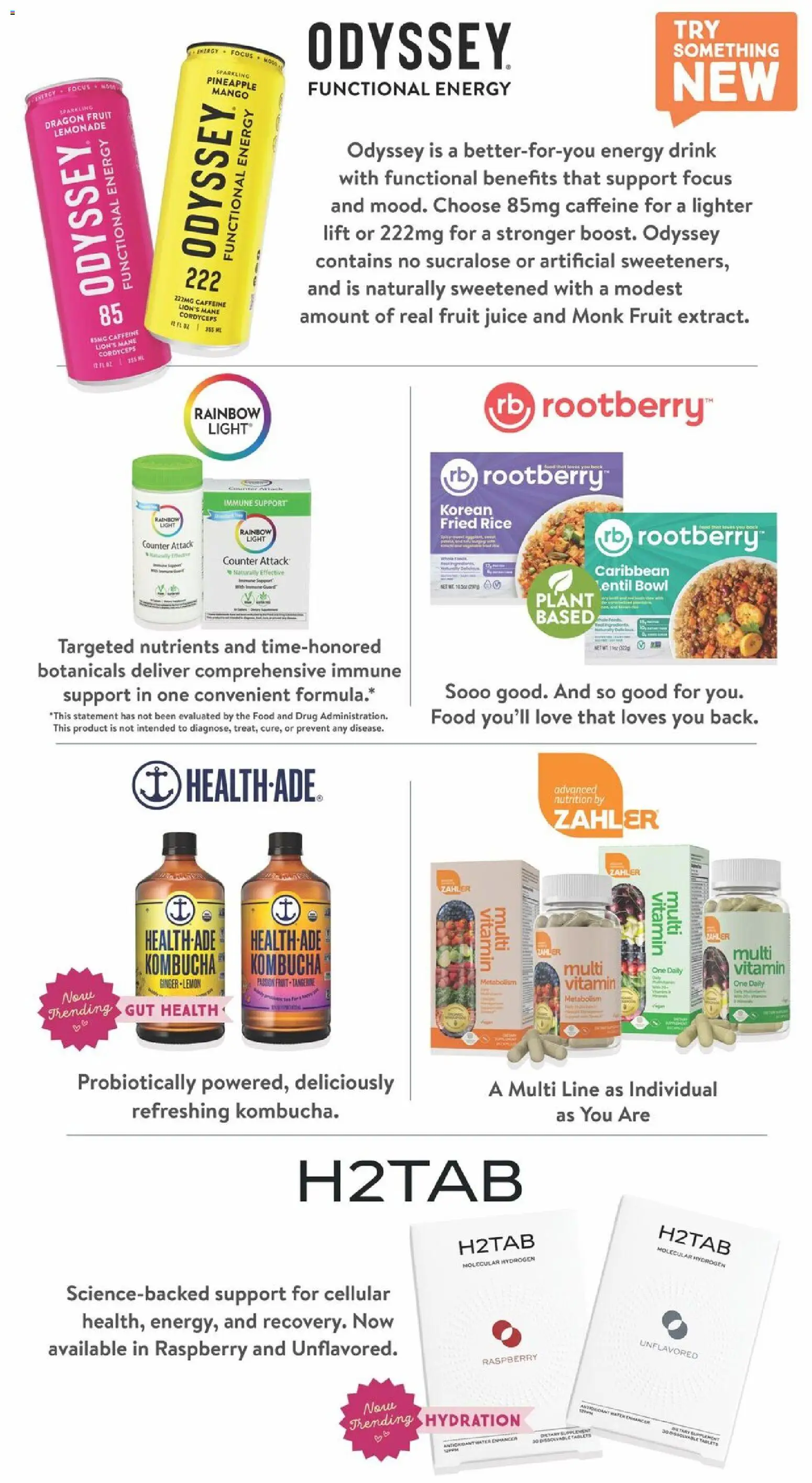Fresh Thyme Monthly Ad - valid from 10/01/2026 | Page: 3 | Products: Ginger, Juice, Pineapple, Energy drink