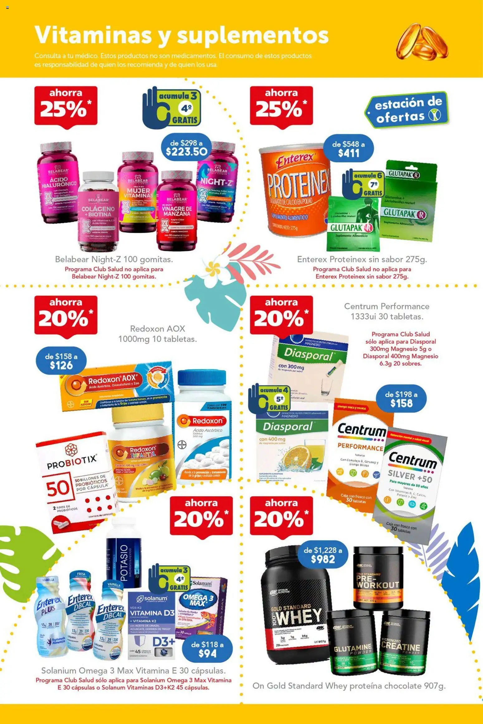 Nuevas ofertas de Farmacia San Pablo válidas en toda la República Mexicana desde el 28/06/2026. ¡Encuentra las mejores ofertas en Farmacia San Pablo catálogo! | Página: 10 | Productos: Frasco, Manzana, Aceite, Polvo
