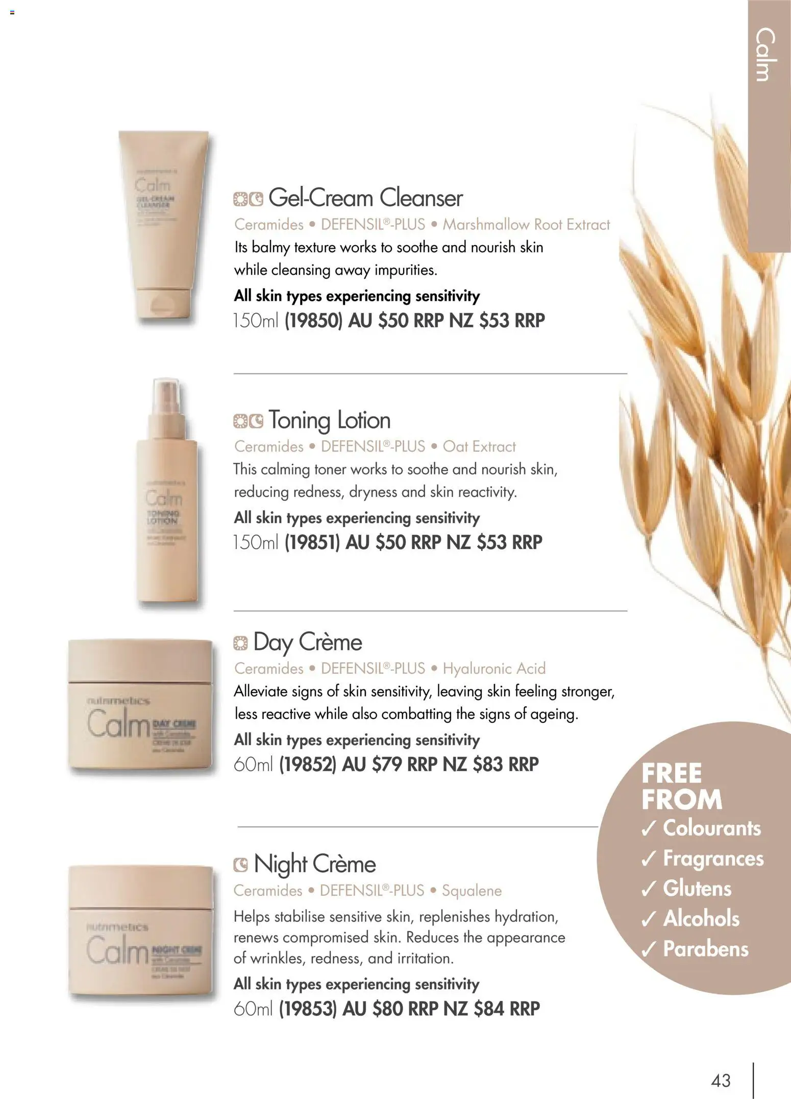Nutrimetics catalogue - valid from 01/09/2026 | Page: 43 | Products: Lotion, Dryness, Toner