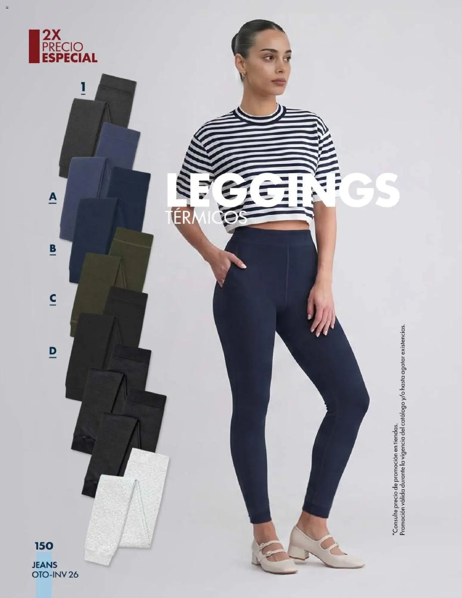 Nuevas ofertas de Price Shoes válidas en toda la República Mexicana desde el 03/08/2026. ¡Encuentra las mejores ofertas en Price Shoes catálogo Jeans! | Página: 150 | Productos: Leggings