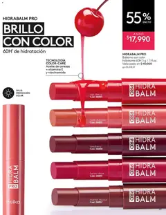 Ésika catálogo C11/2026 -  Vista previa de la revista de la tienda Ésika valido desde el 17/07/2026 | Página: 55 | Productos: Brillo, Cerezas, Chicle, Vino
