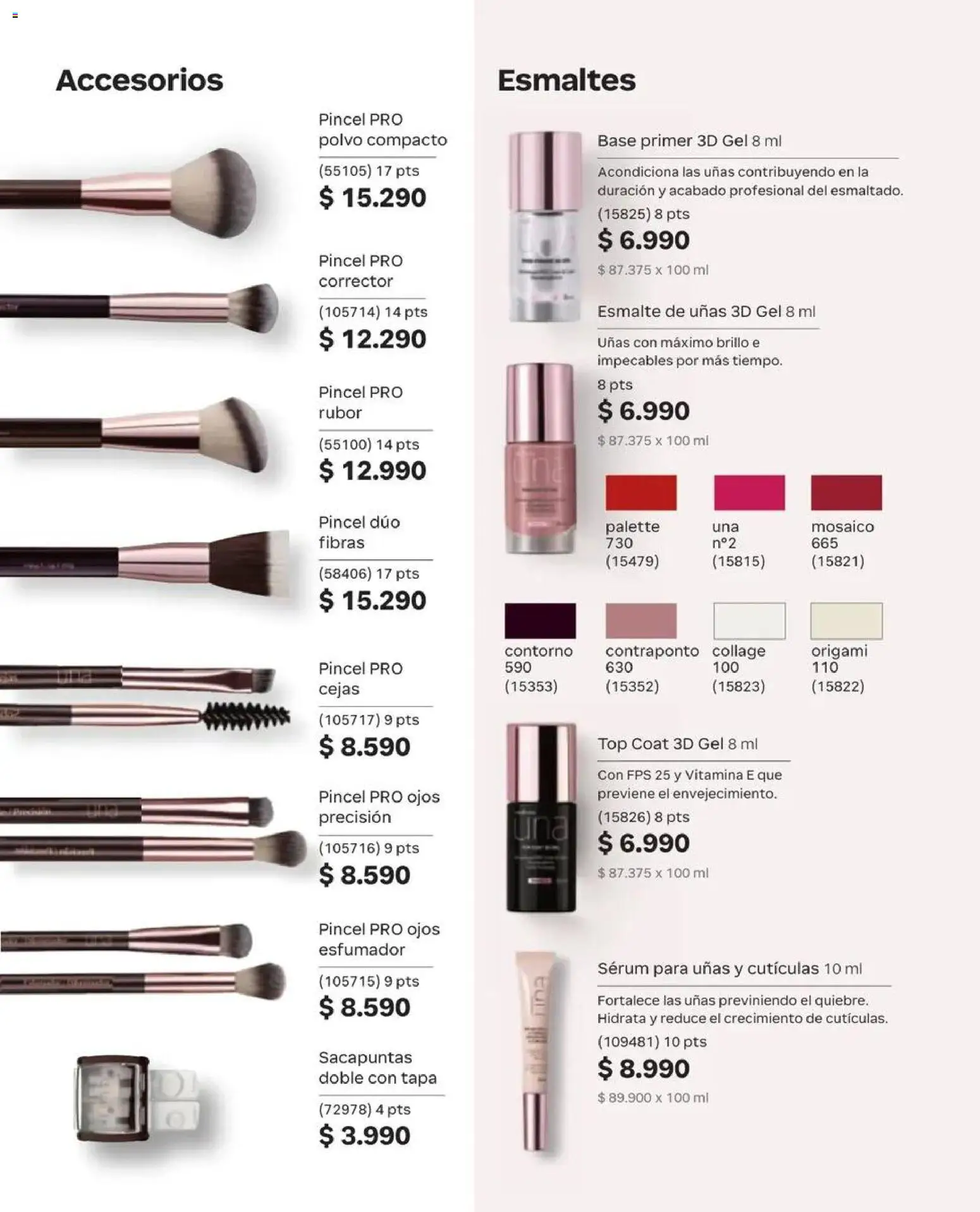 Natura catálogo │ válido desde el 31.08.2026 | Página: 93 | Productos: Top, Polvo, Esmalte de uñas, Corrector