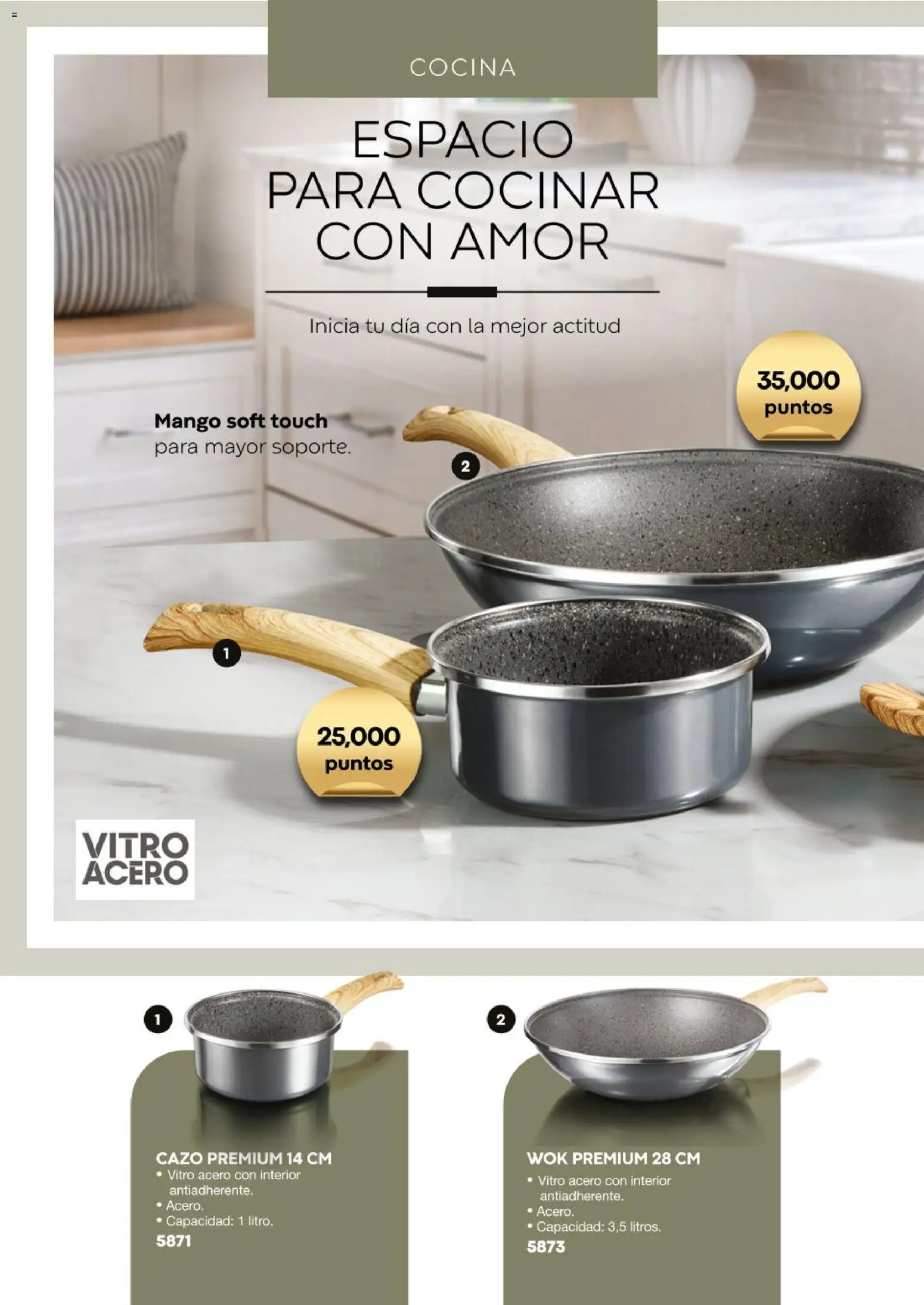 Nuevas ofertas de Fuller válidas en toda la República Mexicana desde el 15.06.2026. ¡Encuentra las mejores ofertas en Fuller catálogo Puntos! | Página: 6 | Productos: Mango, Cocina, Wok