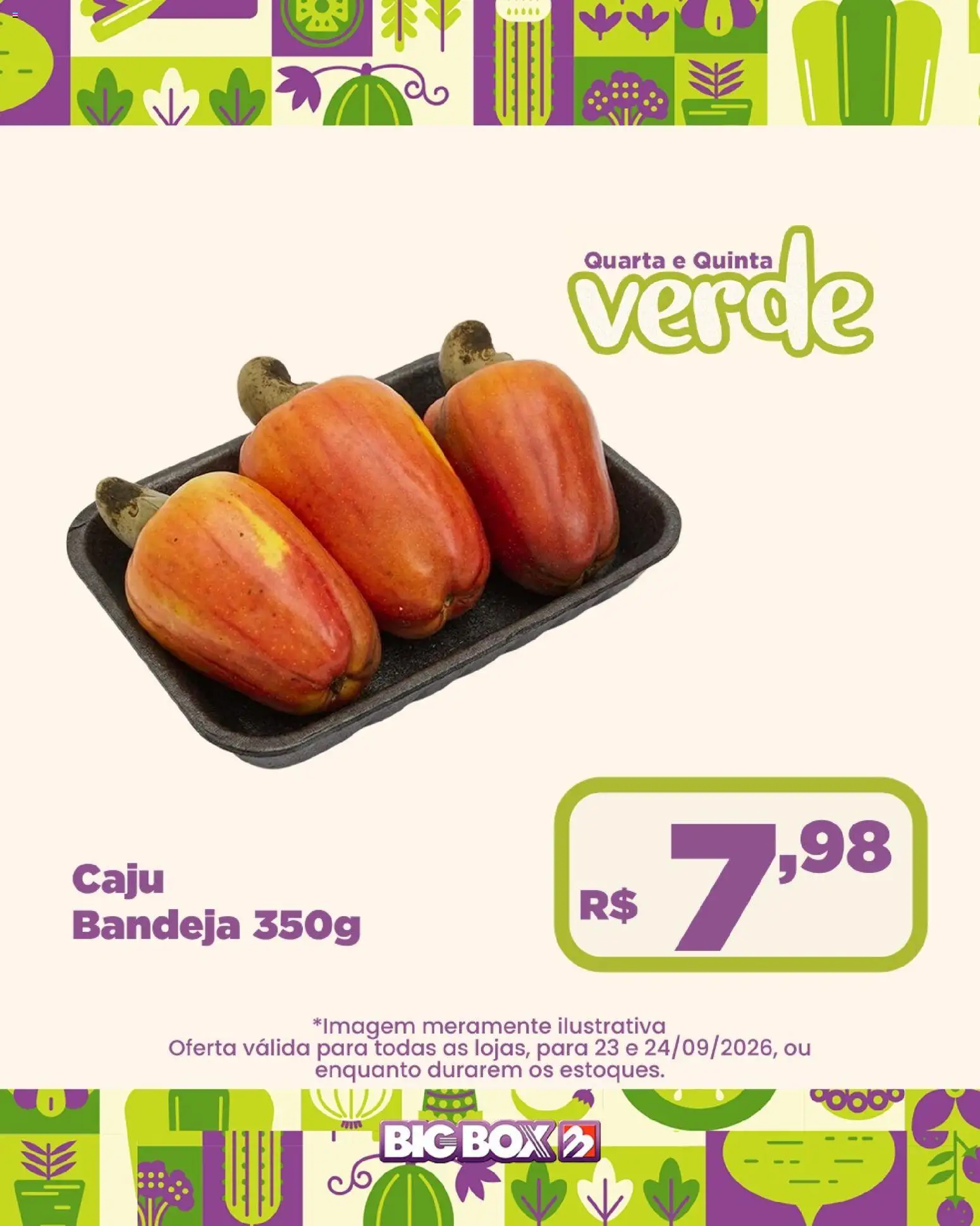 Big Box Folheto - válido de 23/09/2026 | Página: 3 | Produtos: Caju, Bandeja