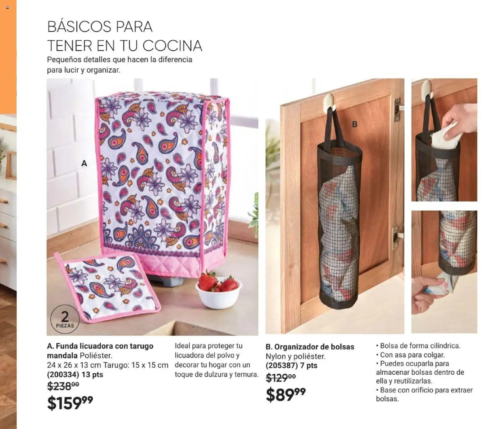 Nuevas ofertas de AVON válidas en toda la República Mexicana desde el 24.04.2026. ¡Encuentra las mejores ofertas en AVON Casa & Estilo 7 2026! | Página: 157 | Productos: Bolsa, Licuadora, Organizador, Polvo