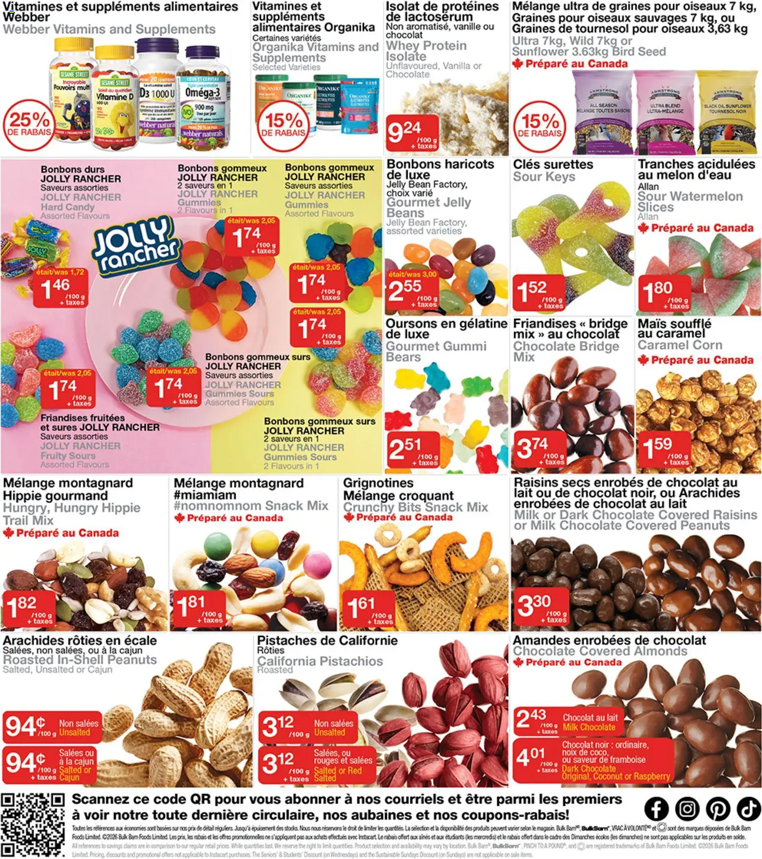 Bulk Barn flyer valid from 04.06.2026 | Page: 2 | Products: Milk, Chocolate