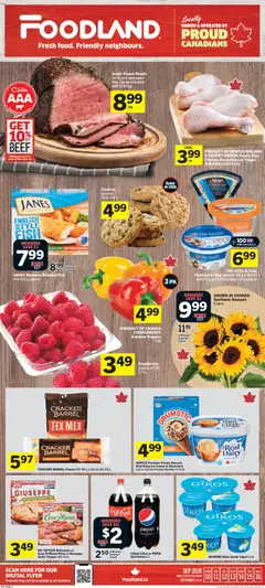 Preview of Foodland weekly flyer / circulaire from shop Foodland valid from Sep 10, 2026