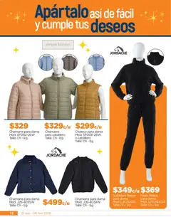 Vista previa de Chedraui Llegan los porti ofertones del otoño, nuevo folleto de la tienda, válido en México a partir del 01/09/2026 | Página: 12 | Productos: Chaleco, Chamarra, Sudadera, Pants