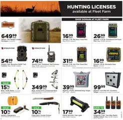 Preview of Mills Fleet Farm weekly ads valid from 06/22/2026 | Page: 10 | Products: Crossbow, Radio, Bag, Iron