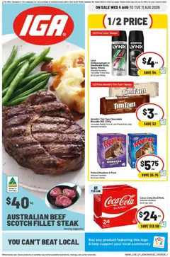 Preview of IGA catalogue NSW - valid from 05/08/2026