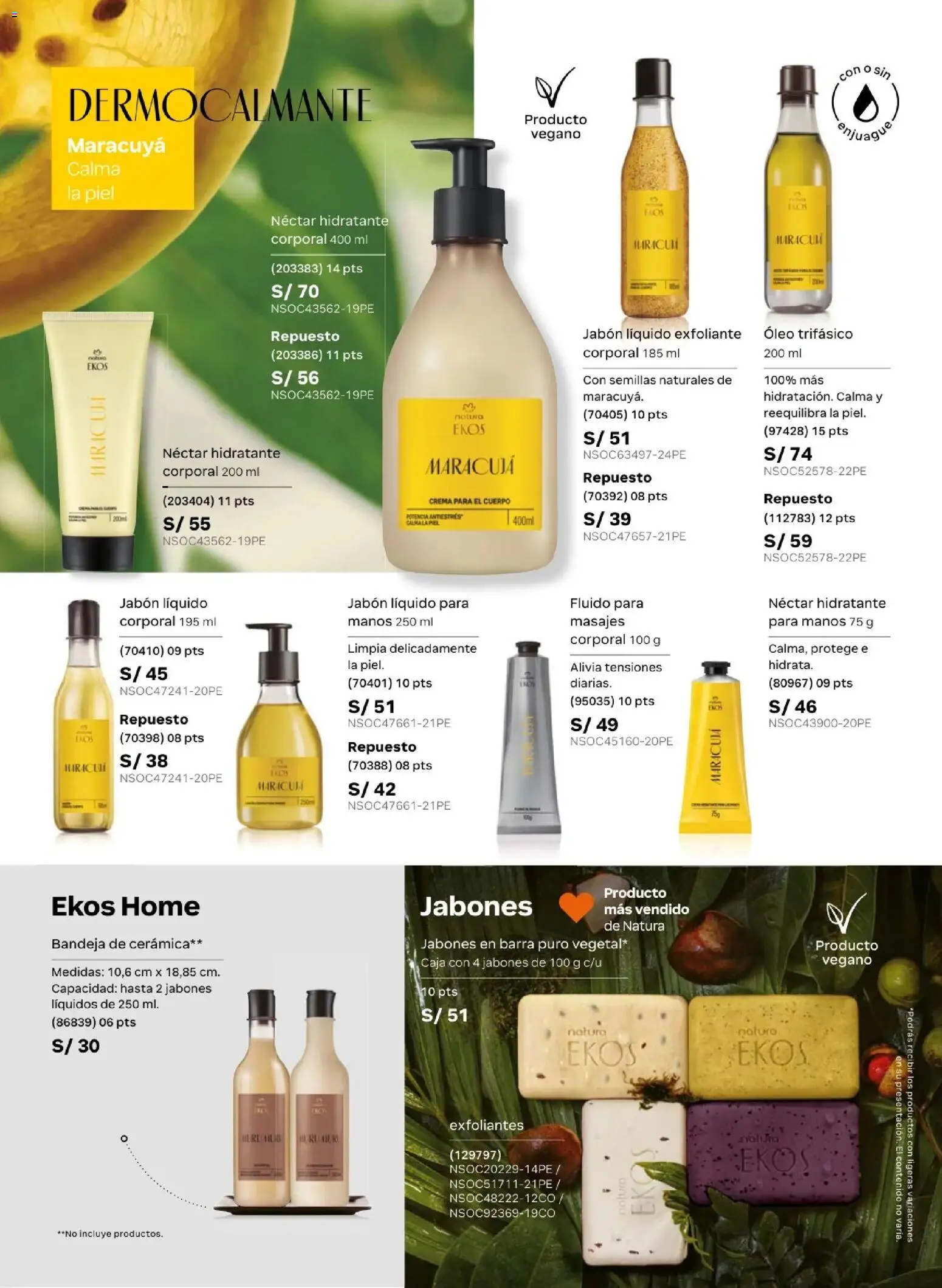 Catálogo Natura válido desde 05.05.2026 | Página: 119 | Productos: Exfoliante, Crema para el cuerpo, Caja, Crema