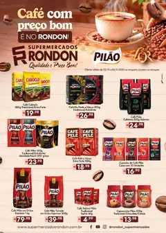 Supermercados Rondon ofertas Café - Pré-Visualização do folheto da loja Supermercados Rondon, válido de 22/10/2026
