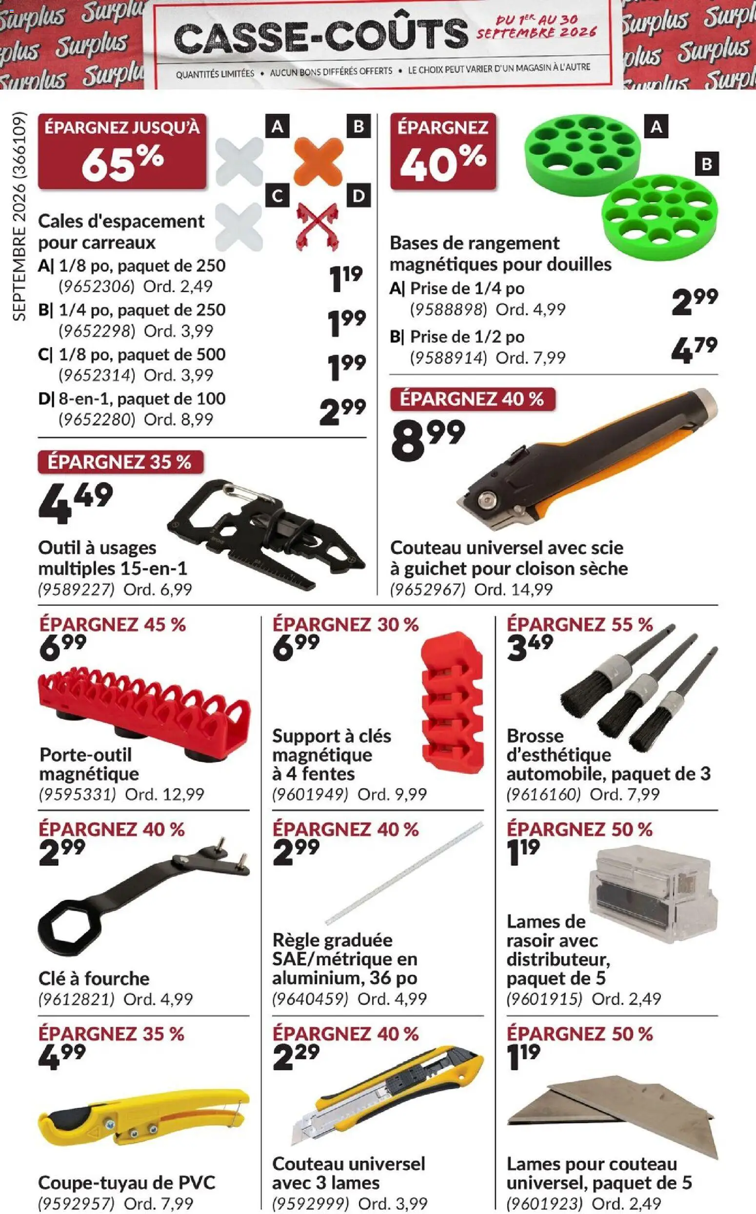 Princess Auto flyer valid from Sep 1, 2026 | Page: 29