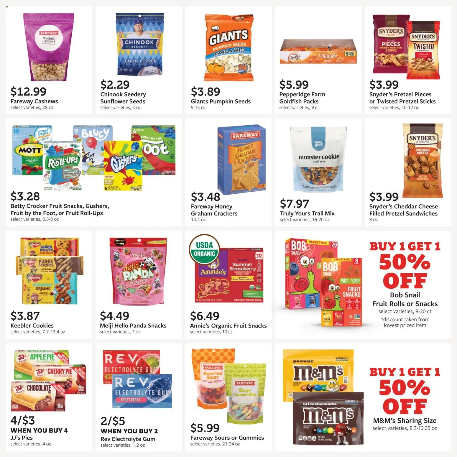 Fareway Monthly Ad - valid from 08/31/2026 | Page: 18 | Products: Crackers, Milk, Apples, Cheddar cheese