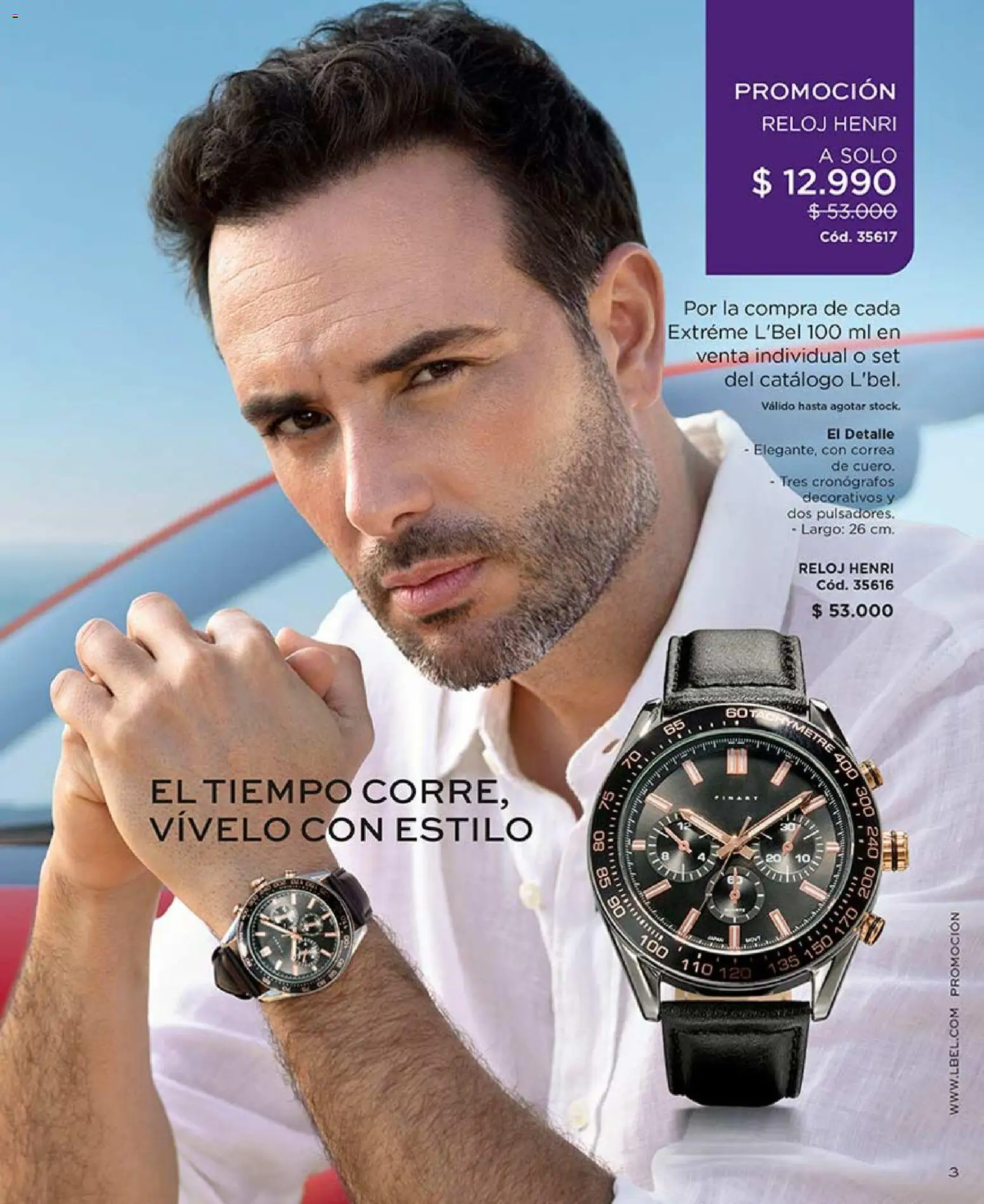 Catálogo L'Bel Campaña 9 │ válido desde el 17.05.2026 | Página: 3 | Productos: Reloj, Individual