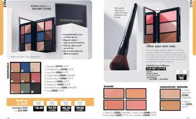 Preview of Nutrimetics Beauty collections - valid from 01/07/2026 | Page: 9 | Products: Highlighter, Sustainable, Suit, Peach