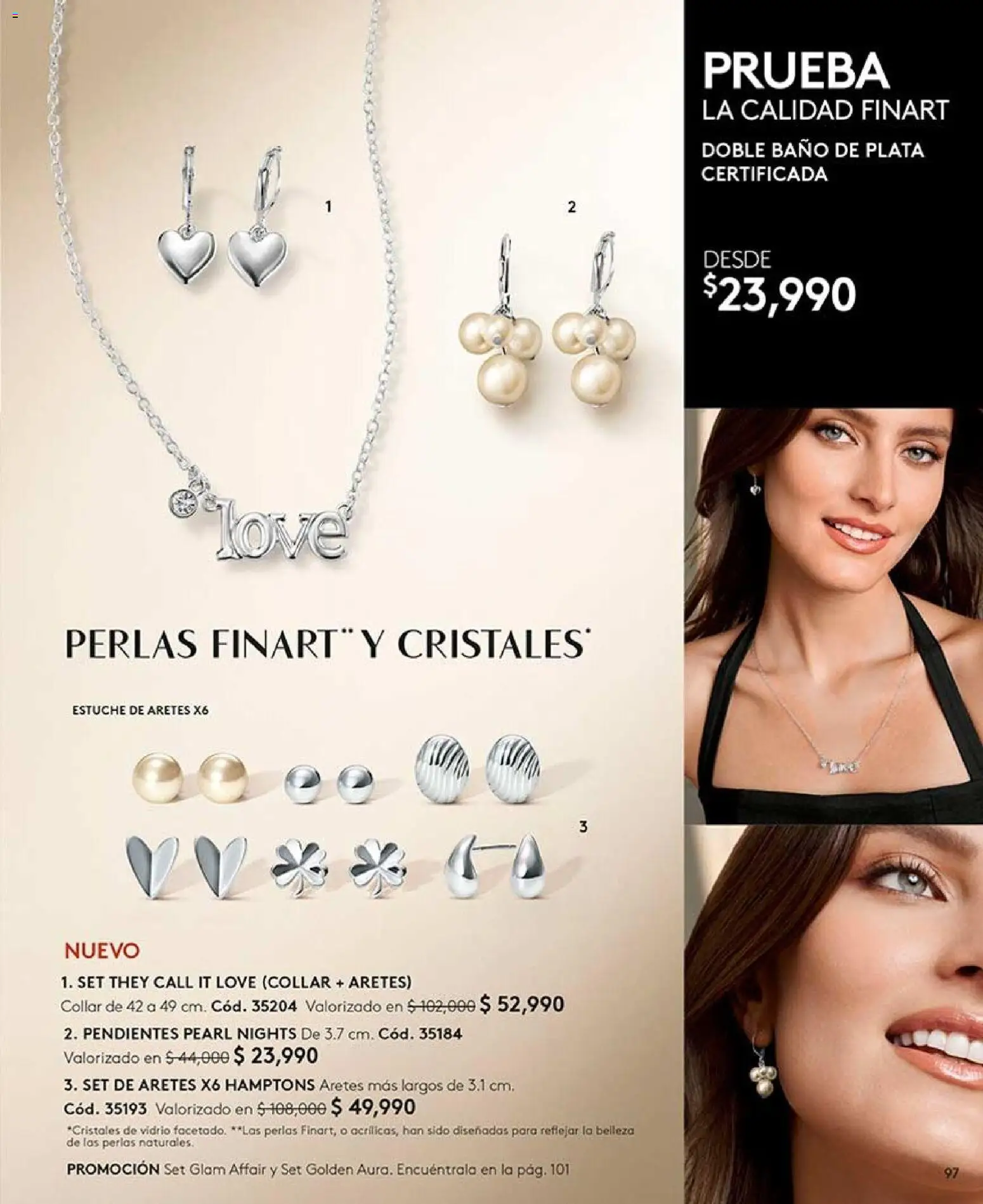 Ésika revista - valida desde el 28/08/2026 | Página: 97 | Productos: Estuche, Aretes, Baño, Collar