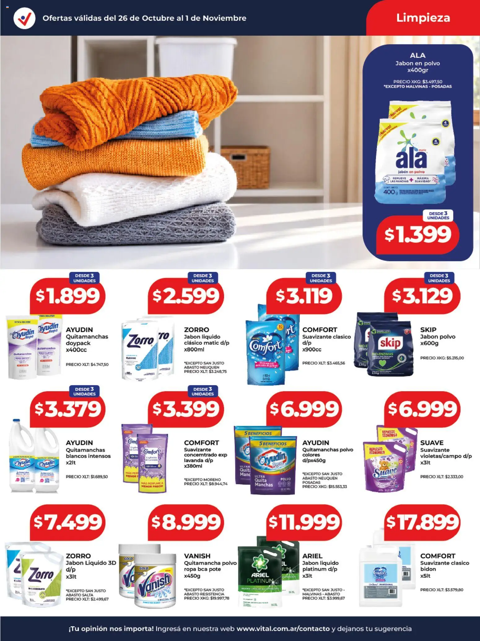 Vital - Ofertas │ válido desde el 26/10/2026 | Página: 11