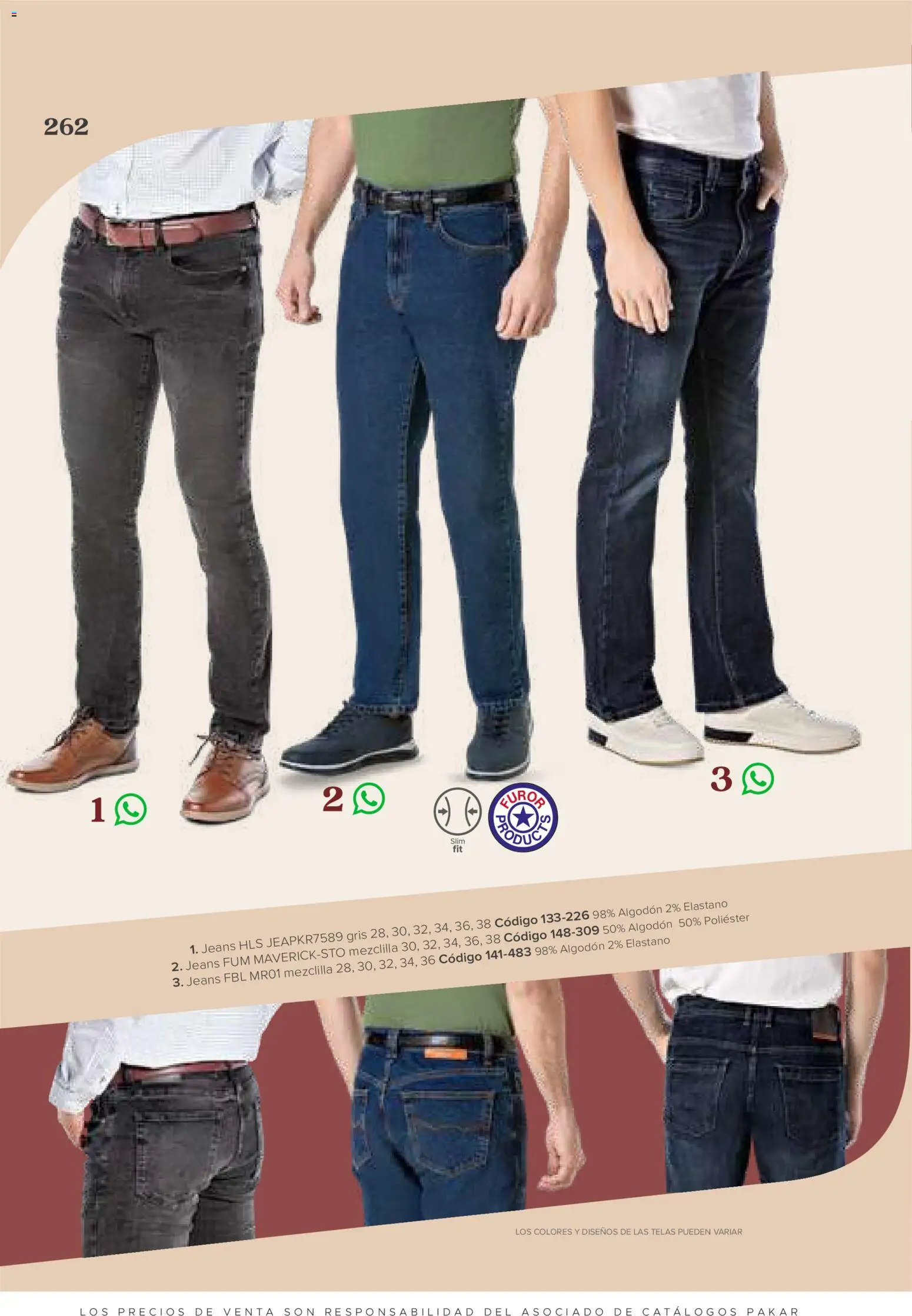 Nuevas ofertas de SC Pakar válidas en toda la República Mexicana desde el 31/07/2026. ¡Encuentra las mejores ofertas en SC Pakar catálogo Ropa! | Página: 262 | Productos: Algodón