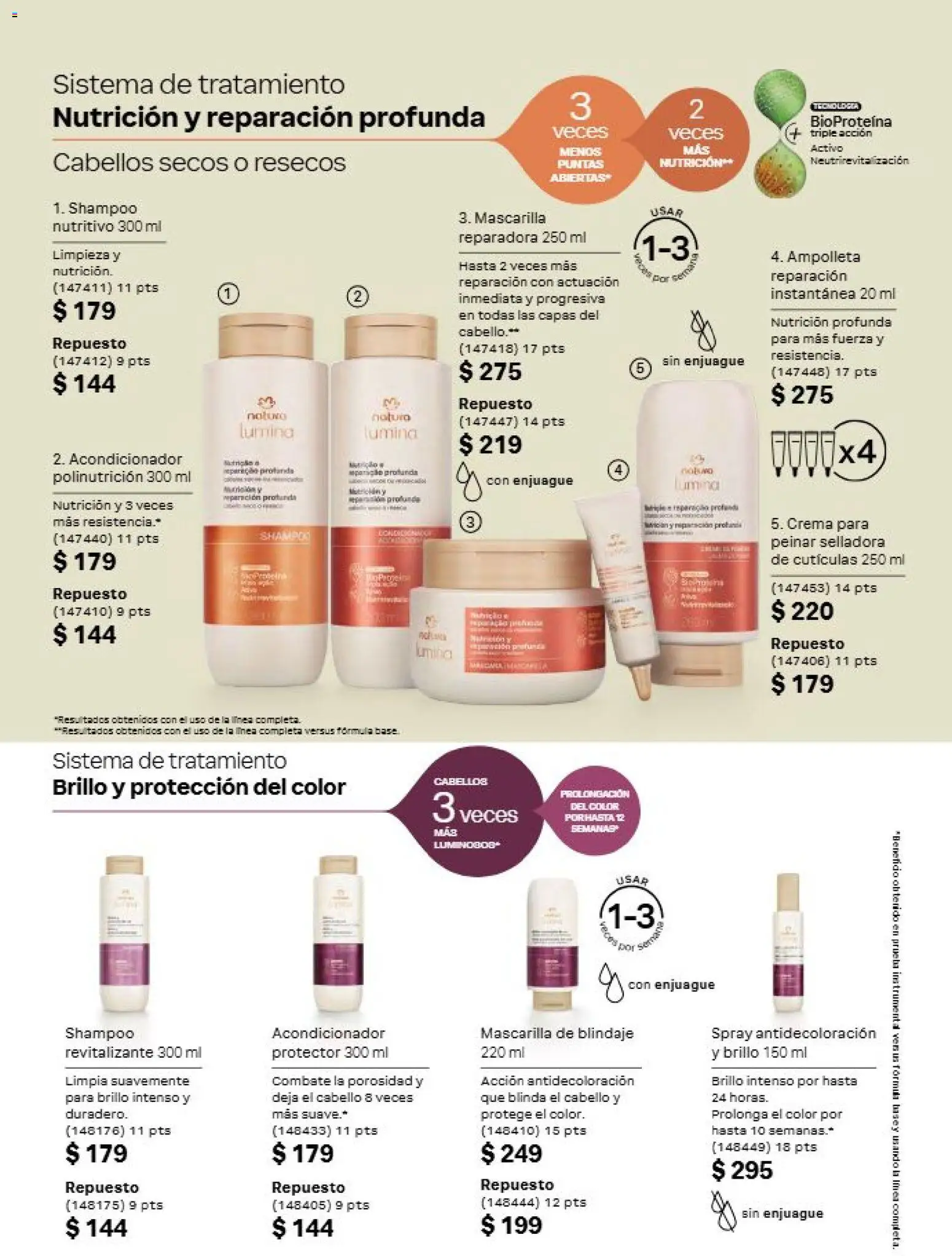 Nuevas ofertas de Natura válidas en toda la República Mexicana desde el 31/07/2026. ¡Encuentra las mejores ofertas en Natura campaña 12 2026! | Página: 127 | Productos: Crema, Brillo, Mascarilla, Acondicionador