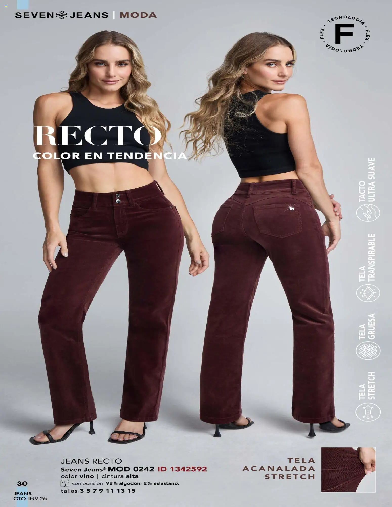 Nuevas ofertas de Price Shoes válidas en toda la República Mexicana desde el 03/08/2026. ¡Encuentra las mejores ofertas en Price Shoes catálogo Seven Jeans! | Página: 30 | Productos: Vino