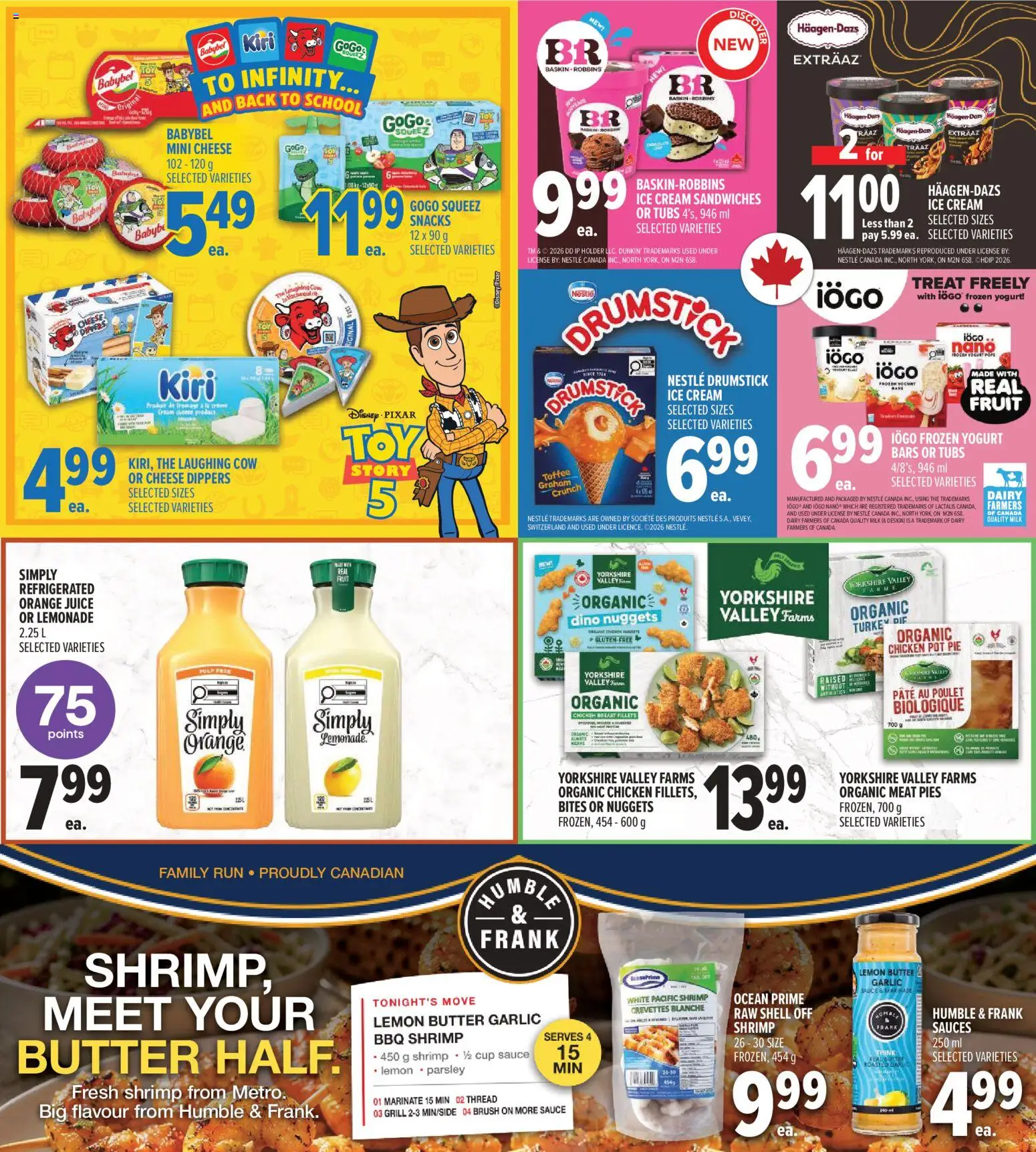 Metro flyer valid from Sep 10, 2026 | Page: 15 | Products: Ice cream, Pâté, Meat, Butter