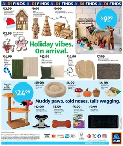 Preview of Aldi weekly ads valid from 10/07/2026 | Page: 2 | Products: Pillow, Crochet, Cardigan, Gingerbread