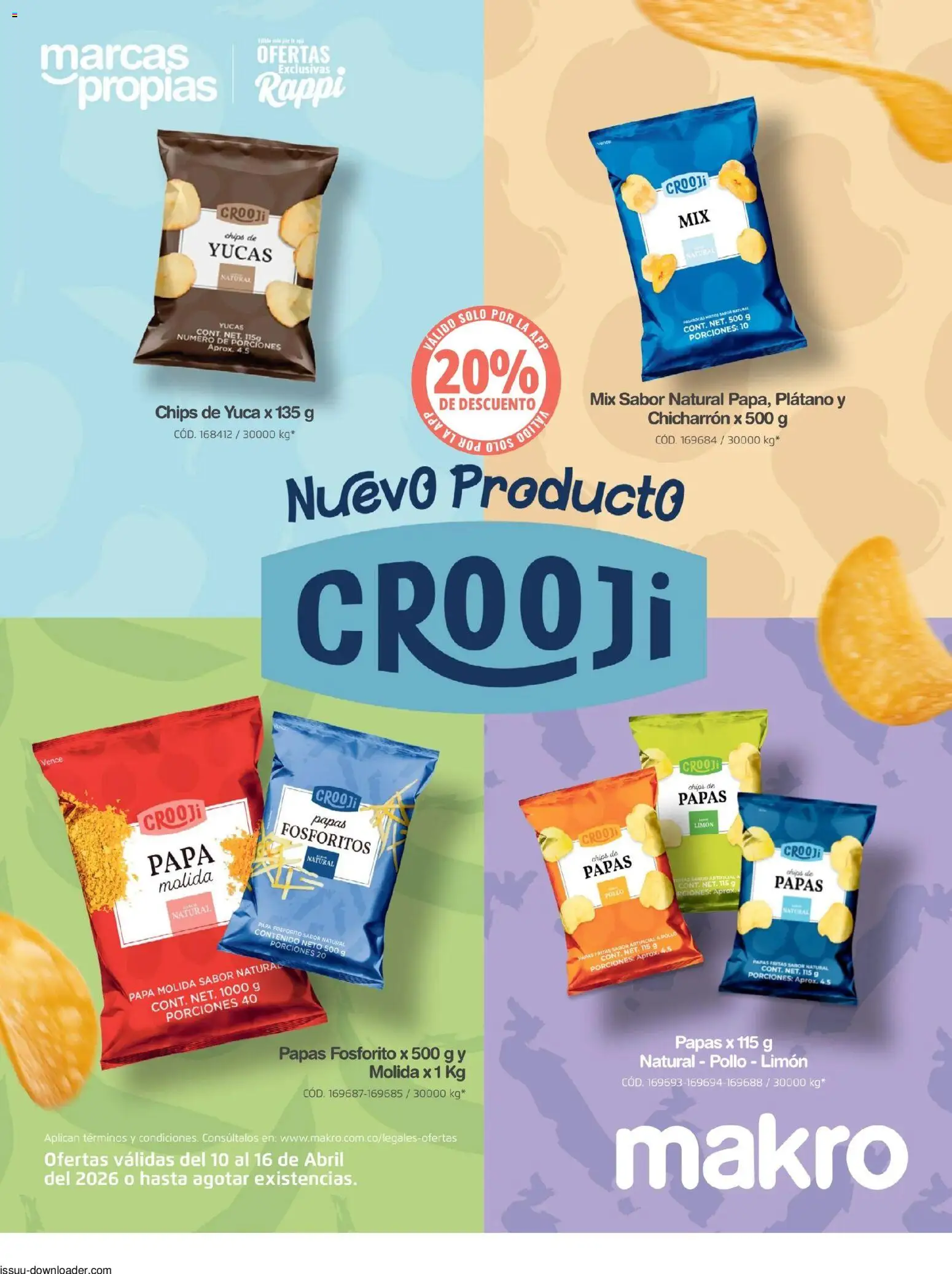 Makro revista - valida desde el 10.04.2026 | Página: 2 | Productos: Pollo, Limón, Yuca, Papa