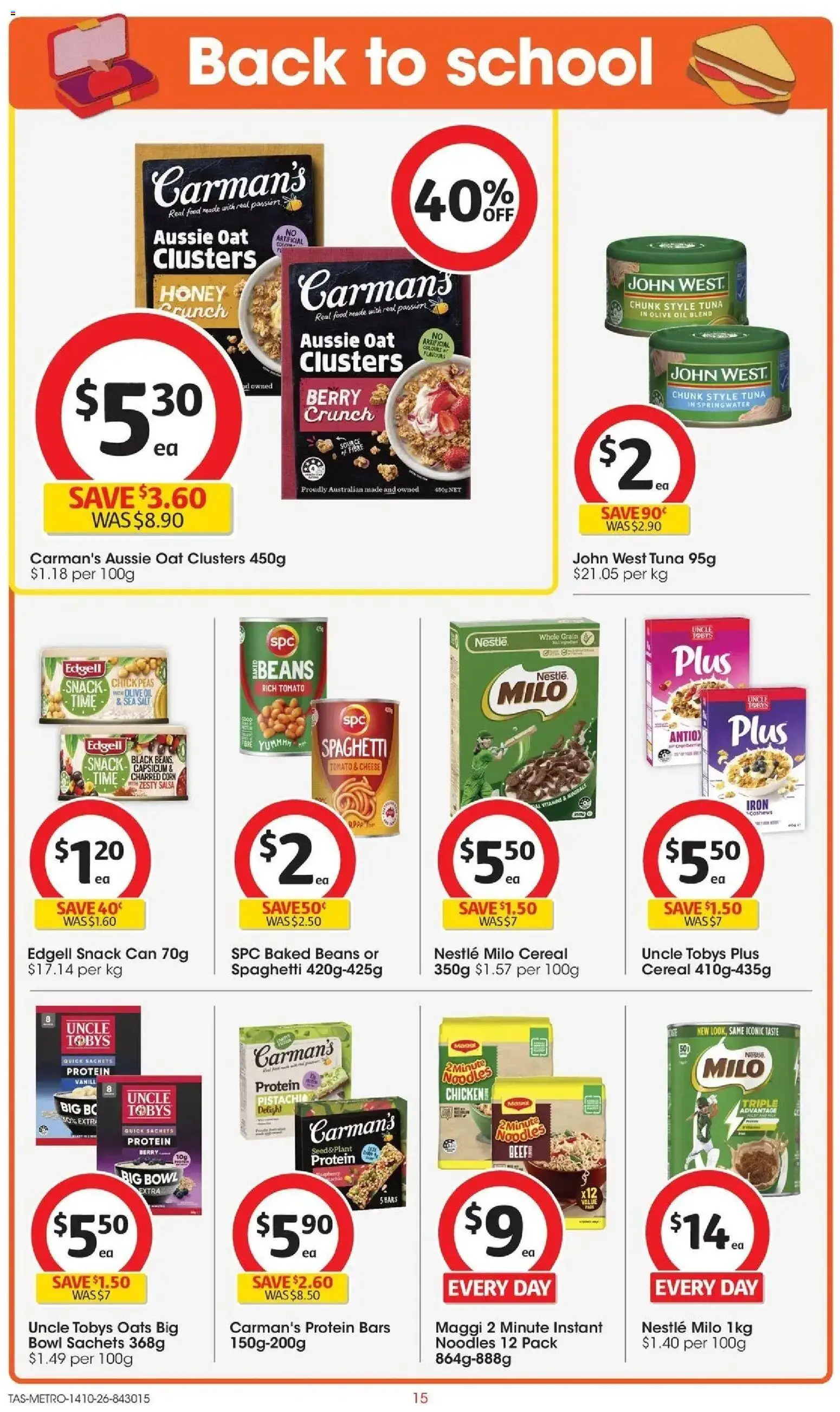 ﻿Coles catalogue valid from 14/10/2026 > Online Australia | Page: 15