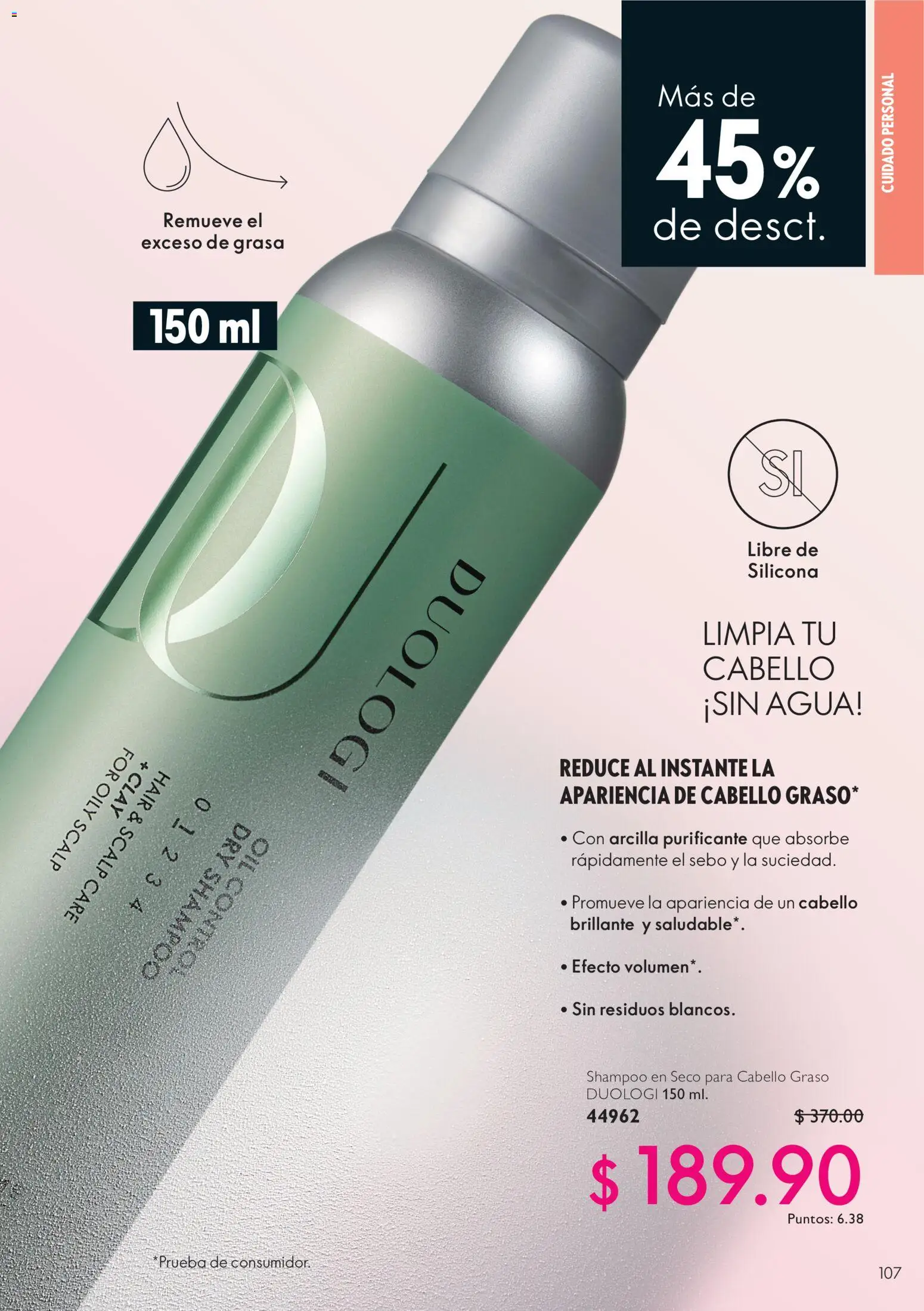 Nuevas ofertas de Oriflame válidas en toda la República Mexicana desde el 03/10/2026. ¡Encuentra las mejores ofertas en Oriflame campaña 14 2026! | Página: 107