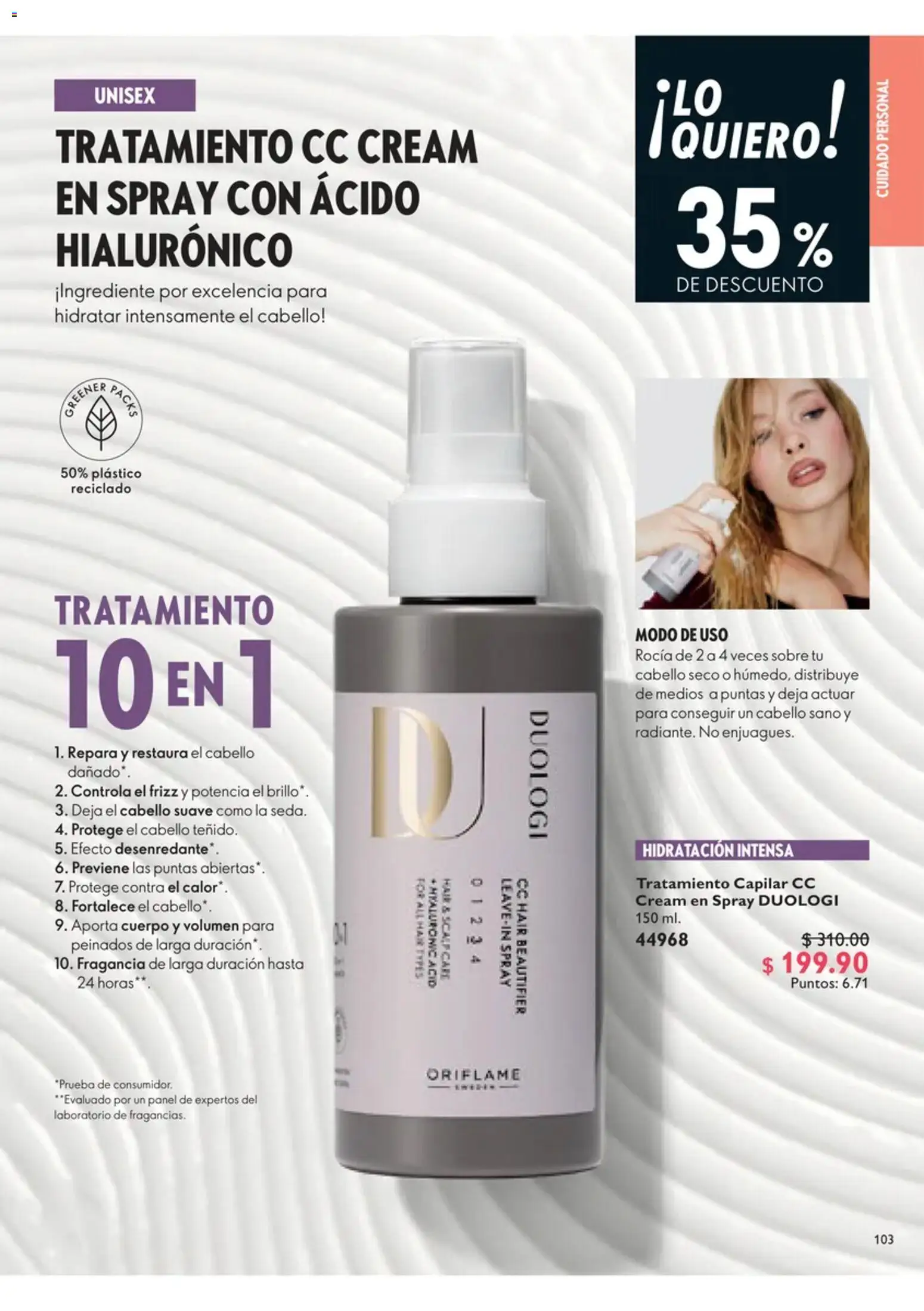 Nuevas ofertas de Oriflame válidas en toda la República Mexicana desde el 12/09/2026. ¡Encuentra las mejores ofertas en Oriflame campaña 13 2026! | Página: 103