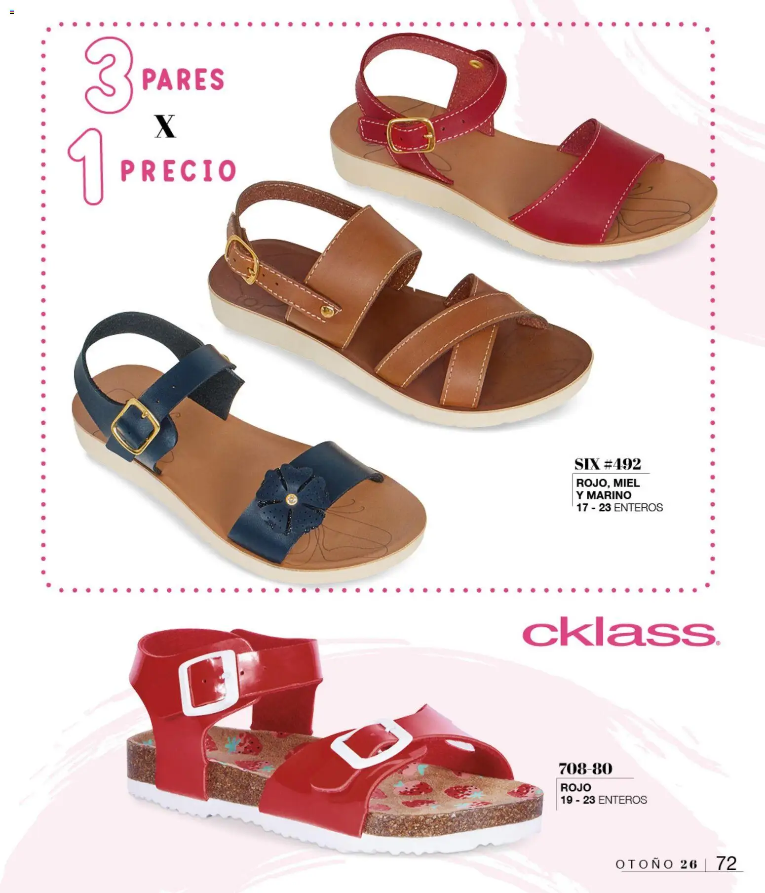 Nuevas ofertas de Cklass válidas en toda la República Mexicana desde el 08/07/2026. ¡Encuentra las mejores ofertas en Cklass catálogo Sandalias! | Página: 81 | Productos: Miel
