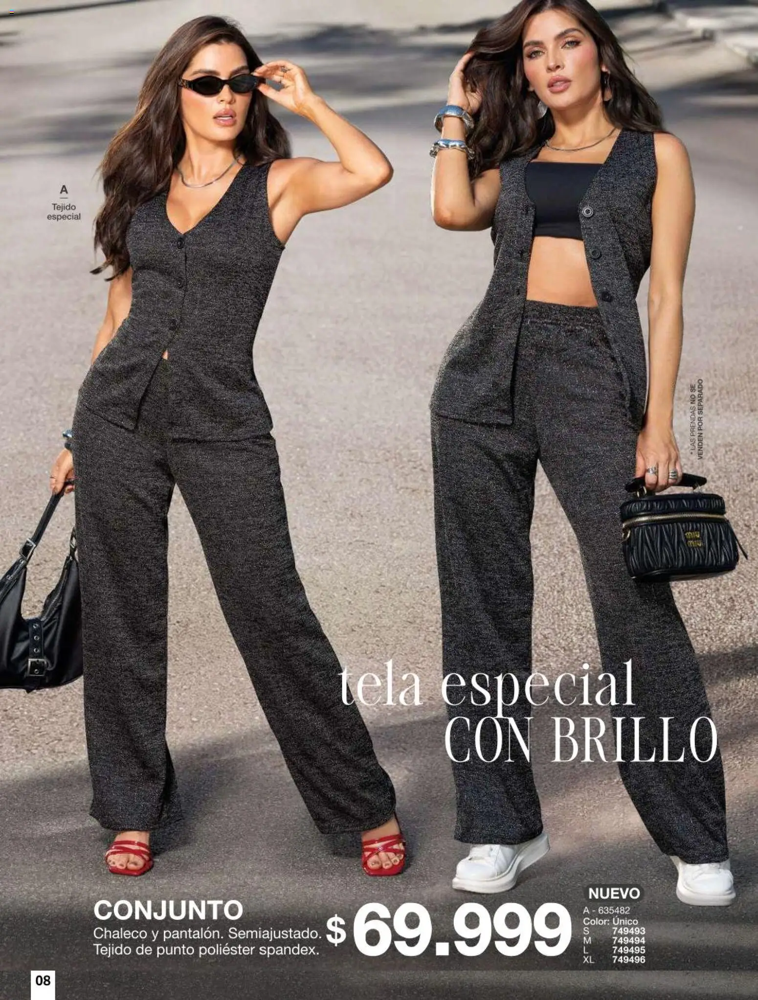 Carmel revista - valida desde el 11/08/2026 | Página: 8 | Productos: Brillo, Conjunto, Chaleco