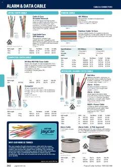 Preview of Jaycar Engineering & Scientific Catalogue 2025/2026  - valid from 09.07.2025 | Page: 262 | Products: Computer, Radio, Cable, CCTV