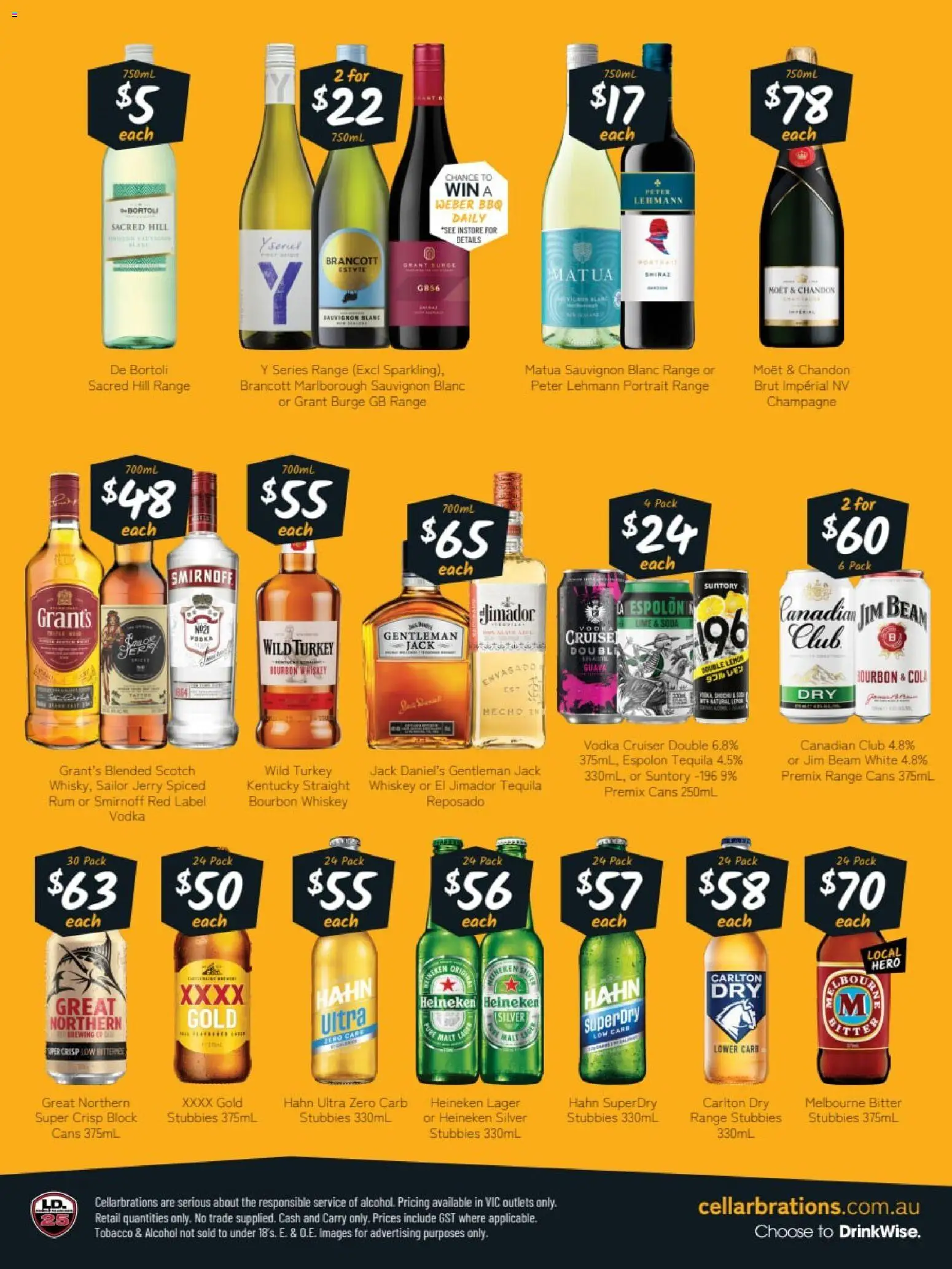 Cellarbrations catalogue - valid from 18.05.2026 | Page: 2 | Products: Bourbon, Vodka, Turkey, Lime