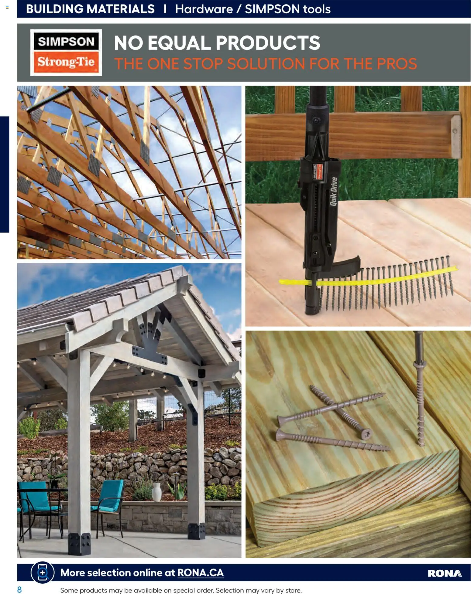 Rona flyer valid from Feb 26, 2026 | Page: 8 | Products: Tools