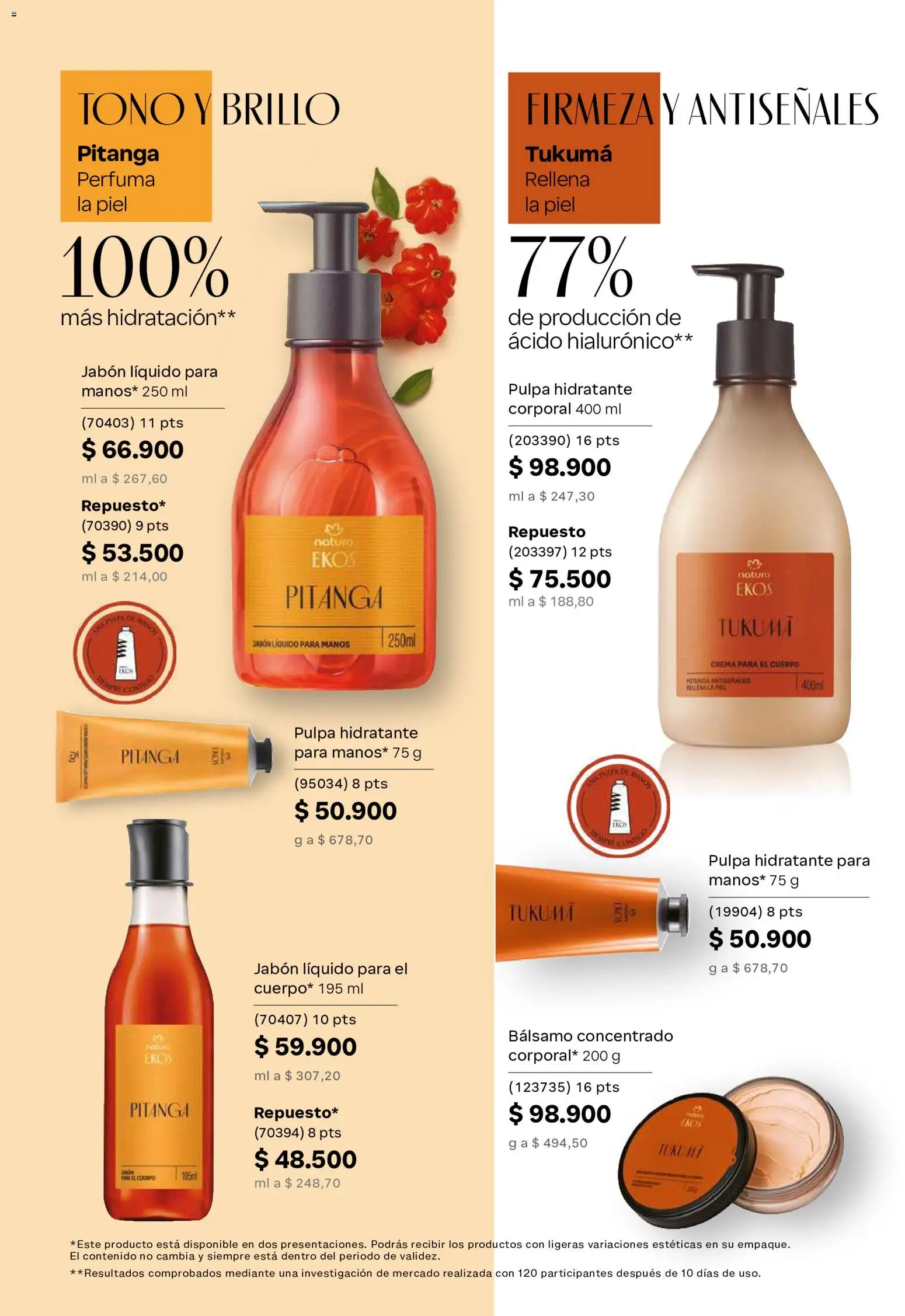 Natura revista - valida desde el 23/09/2026 | Página: 147 | Productos: Bálsamo, Brillo, Crema para el cuerpo, Jabón