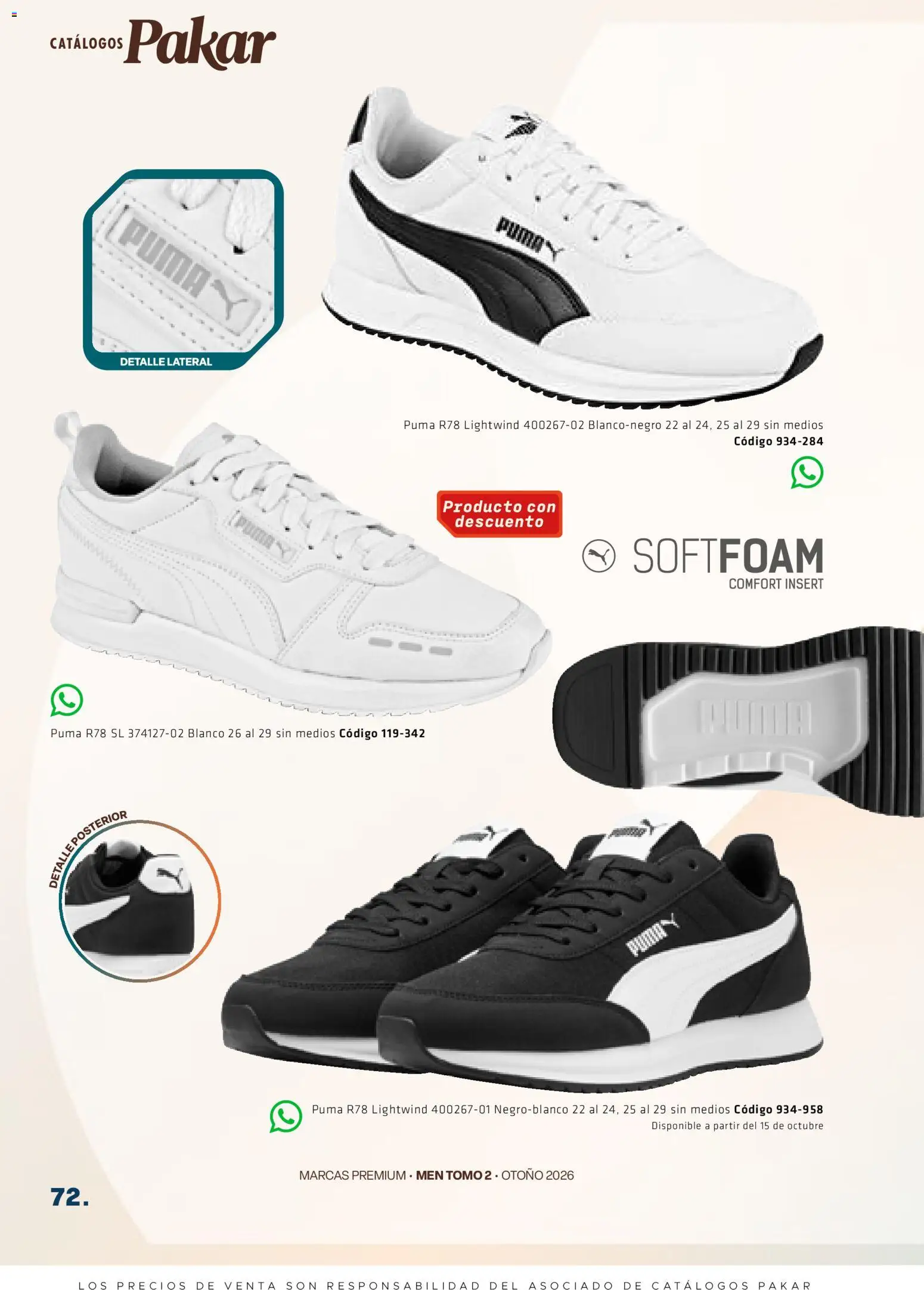 Nuevas ofertas de SC Pakar válidas en toda la República Mexicana desde el 28/08/2026. ¡Encuentra las mejores ofertas en SC Pakar catálogo Premium Men Tomo 2! | Página: 72