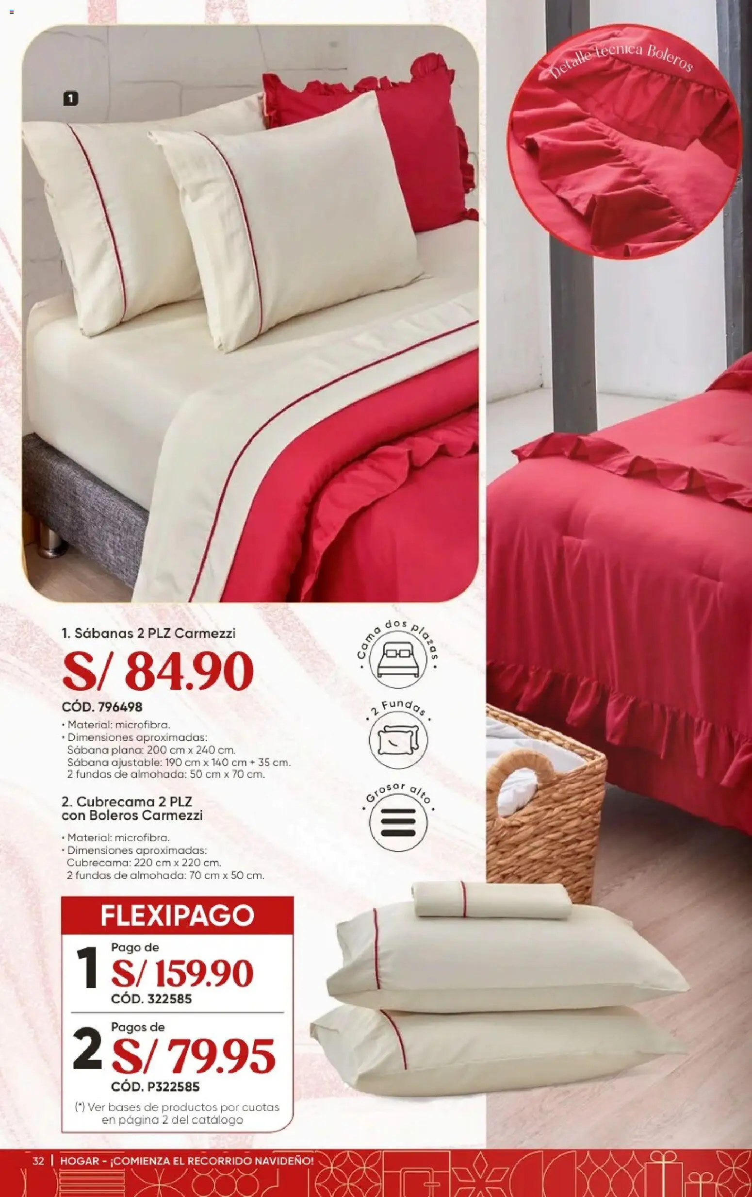 Catálogo Azzorti válido desde 21/09/2026 | Página: 34 | Productos: Cama, Almohada