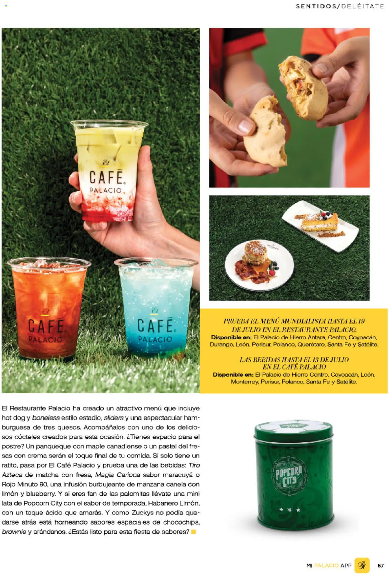 Nuevas ofertas de Palacio De Hierro válidas en toda la República Mexicana desde el 01/07/2026. ¡Encuentra las mejores ofertas en Palacio De Hierro catálogo! | Página: 70 | Productos: Crema, Manzana, Limón, Café