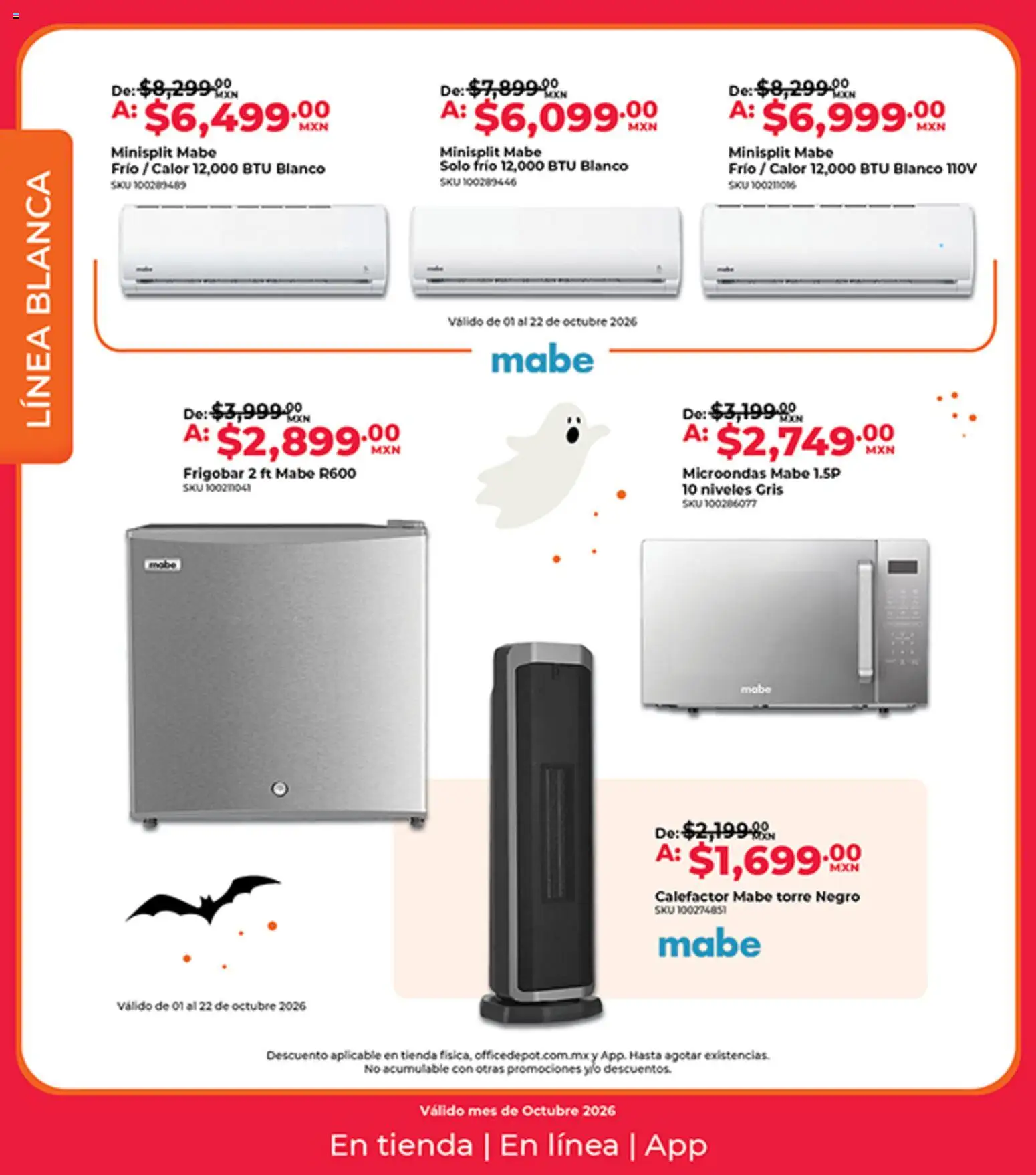 Nuevas ofertas de Office Depot válidas en toda la República Mexicana desde el 01/10/2026. ¡Encuentra las mejores ofertas en Office Depot catálogo! | Página: 20