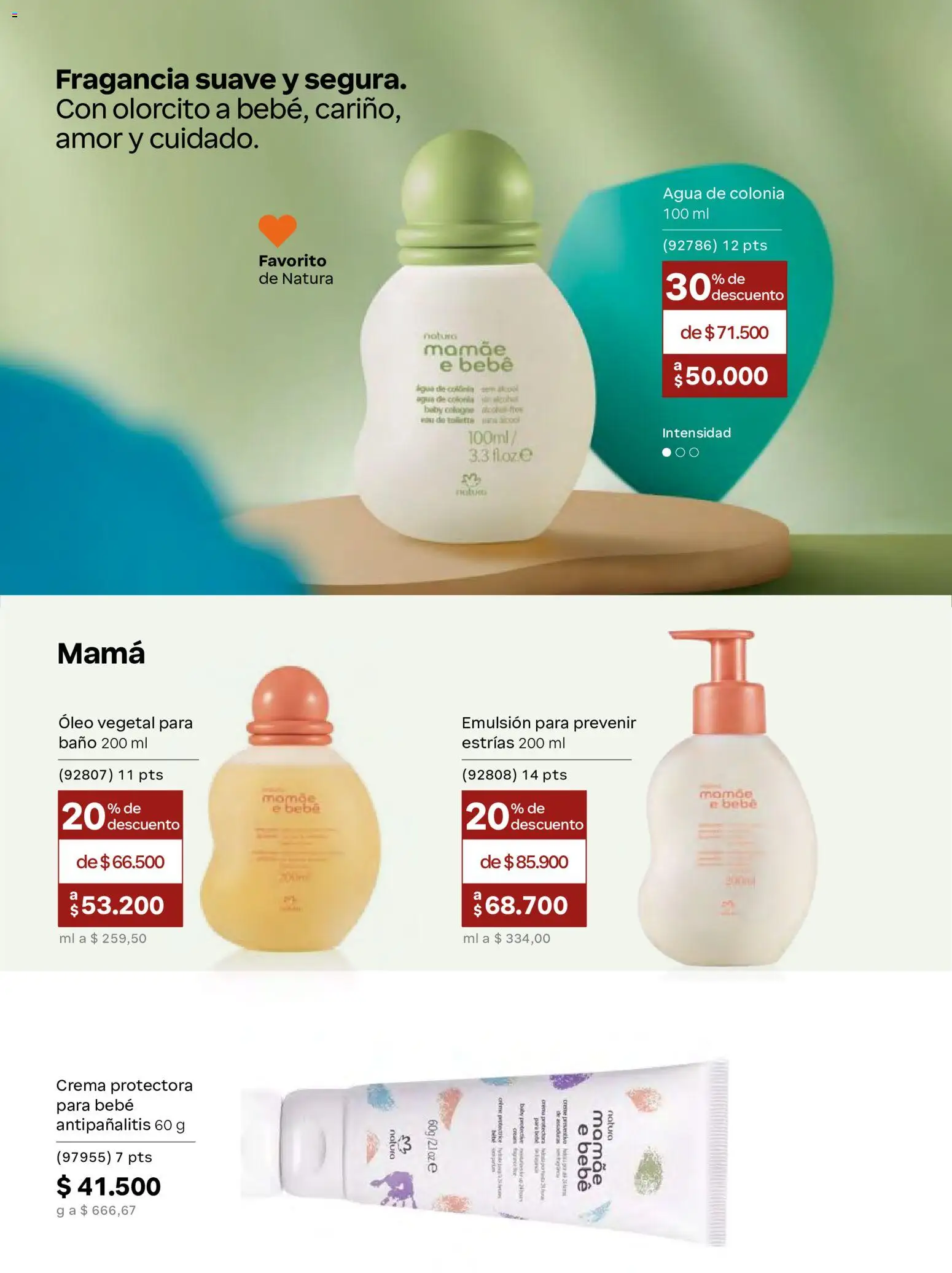 Natura revista - valida desde el 29.04.2026 | Página: 162 | Productos: Agua, Crema, Baño, Emulsión