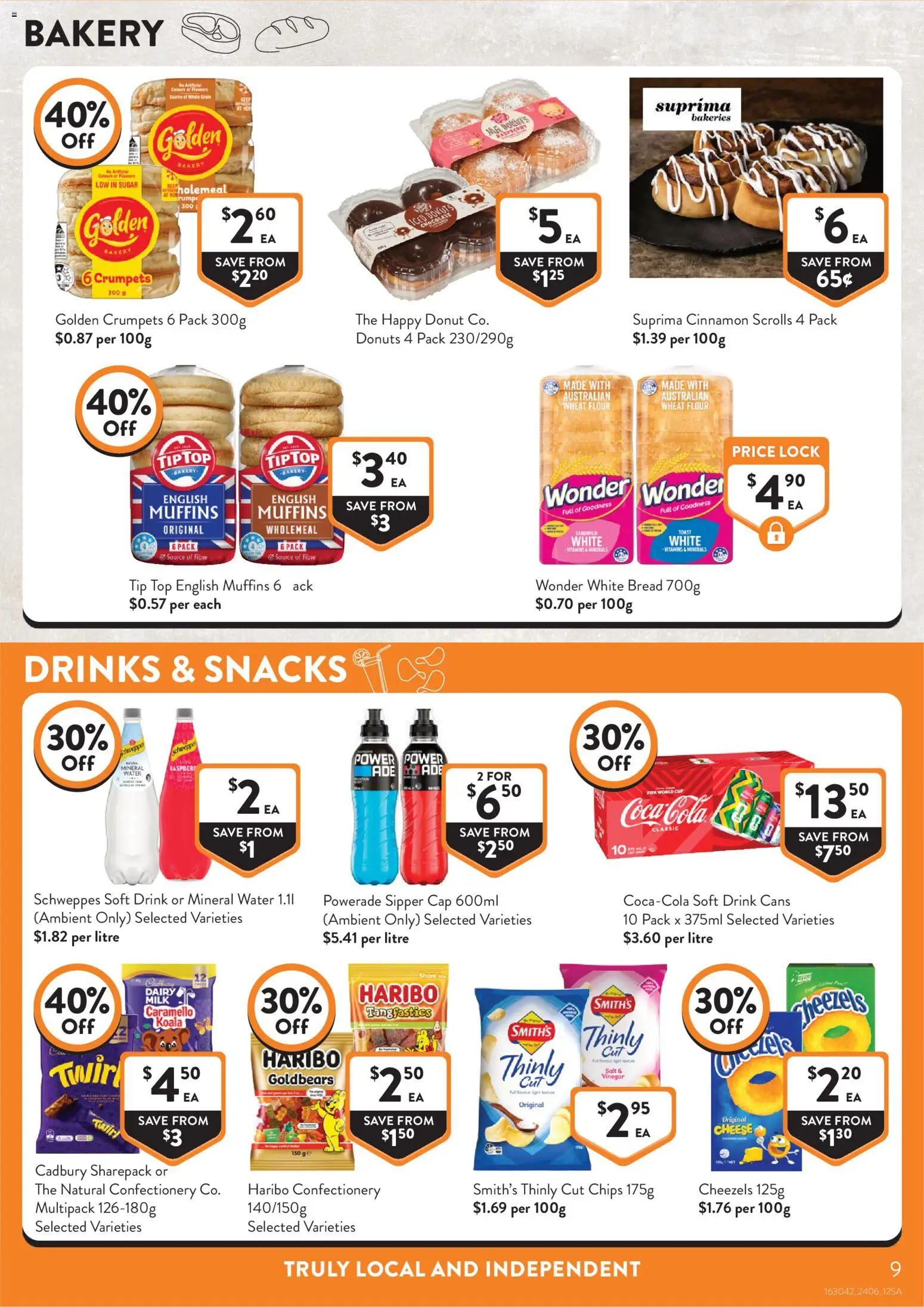 Foodworks catalogue - valid from 24/06/2026 | Page: 9 | Products: Cheese, Bread, Wheat, Cap